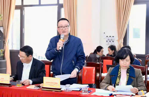 Đoàn công tác số 14 của Thành ủy và đoàn giám sát của HĐND Thành phố kiểm tra, giám sát tại 4 xã về công tác chuẩn bị bầu cử.- Ảnh 4.