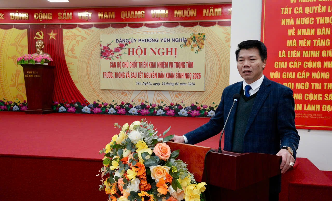 Phường Yên Nghĩa triển khai nhiệm vụ trọng tâm dịp Tết Bính Ngọ 2026- Ảnh 2.