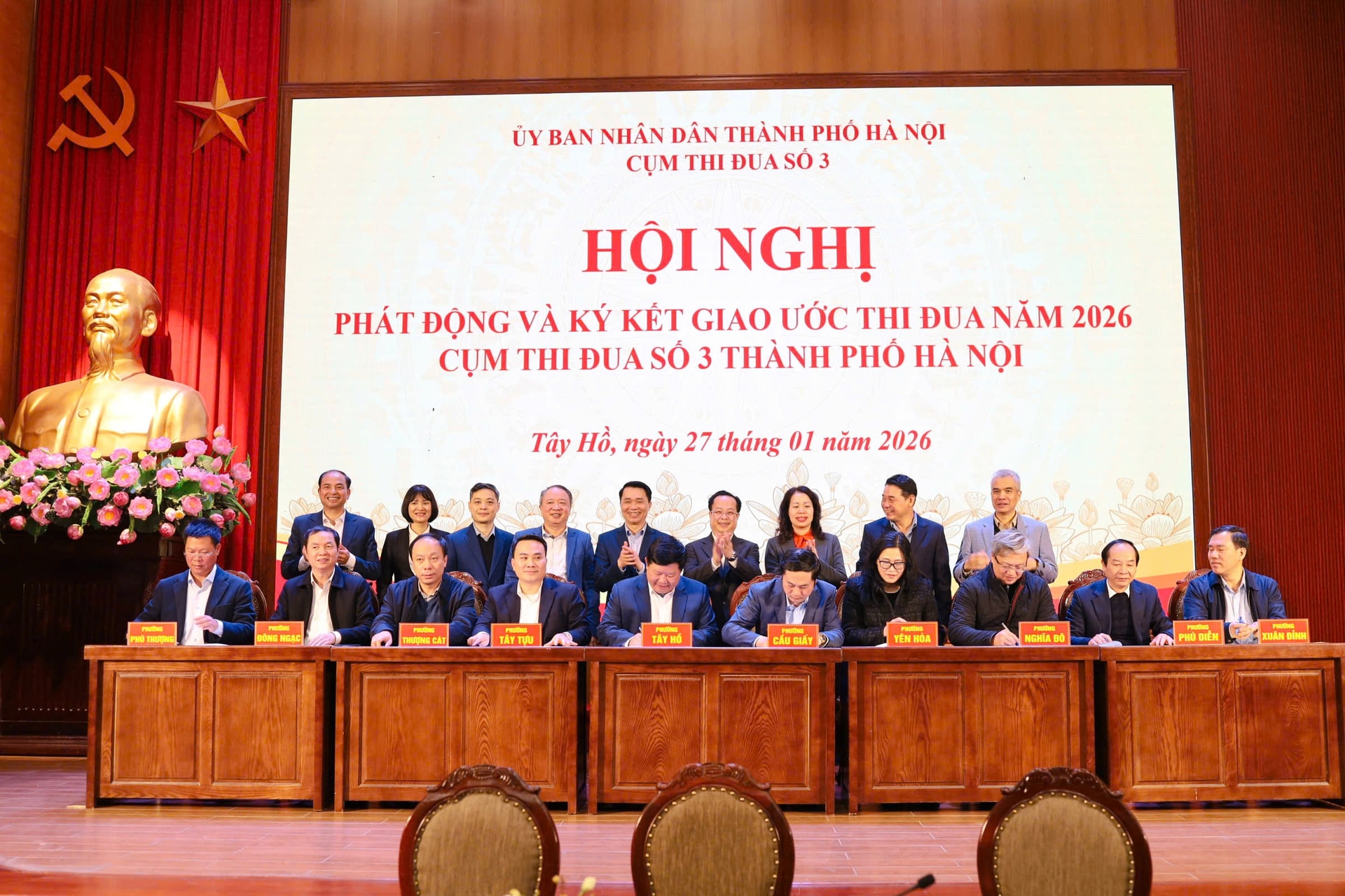 Cụm thi đua số 3 thành phố Hà Nội triển khai nhiệm vụ năm 2026- Ảnh 4.