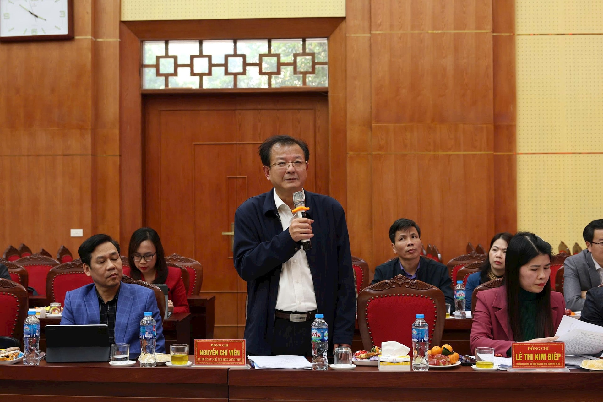 Thành ủy Hà Nội kiểm tra công tác bầu cử tại các xã Vân Đình, Hòa Xá, Ứng Hòa và Ứng Thiên- Ảnh 3.