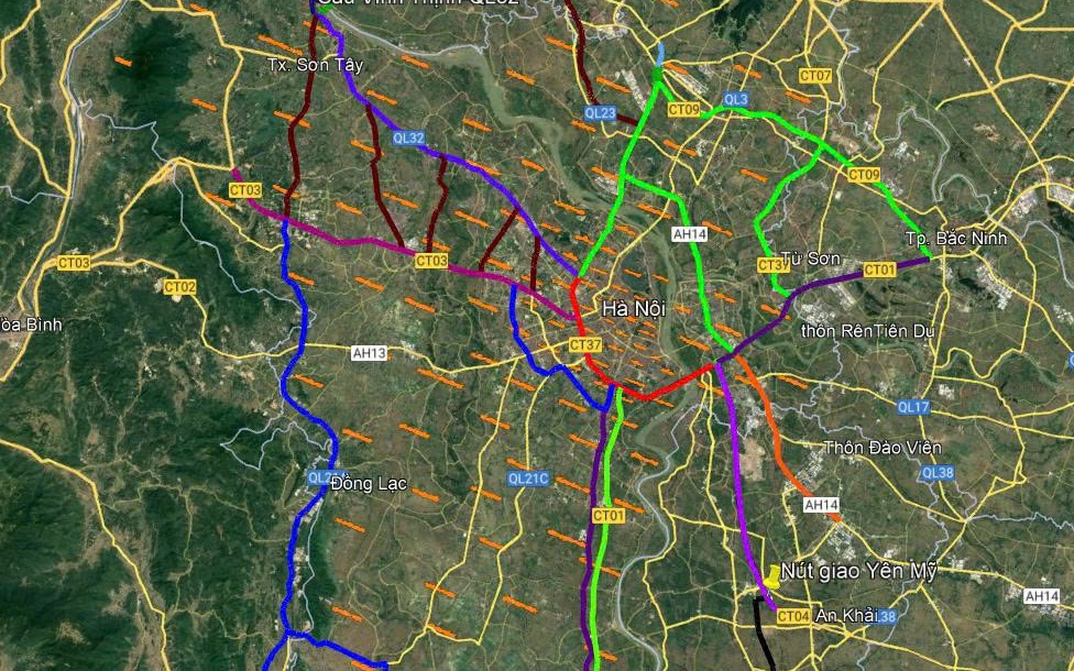 Ảnh sơ đồ hướng dẫn phân luồng giao thông