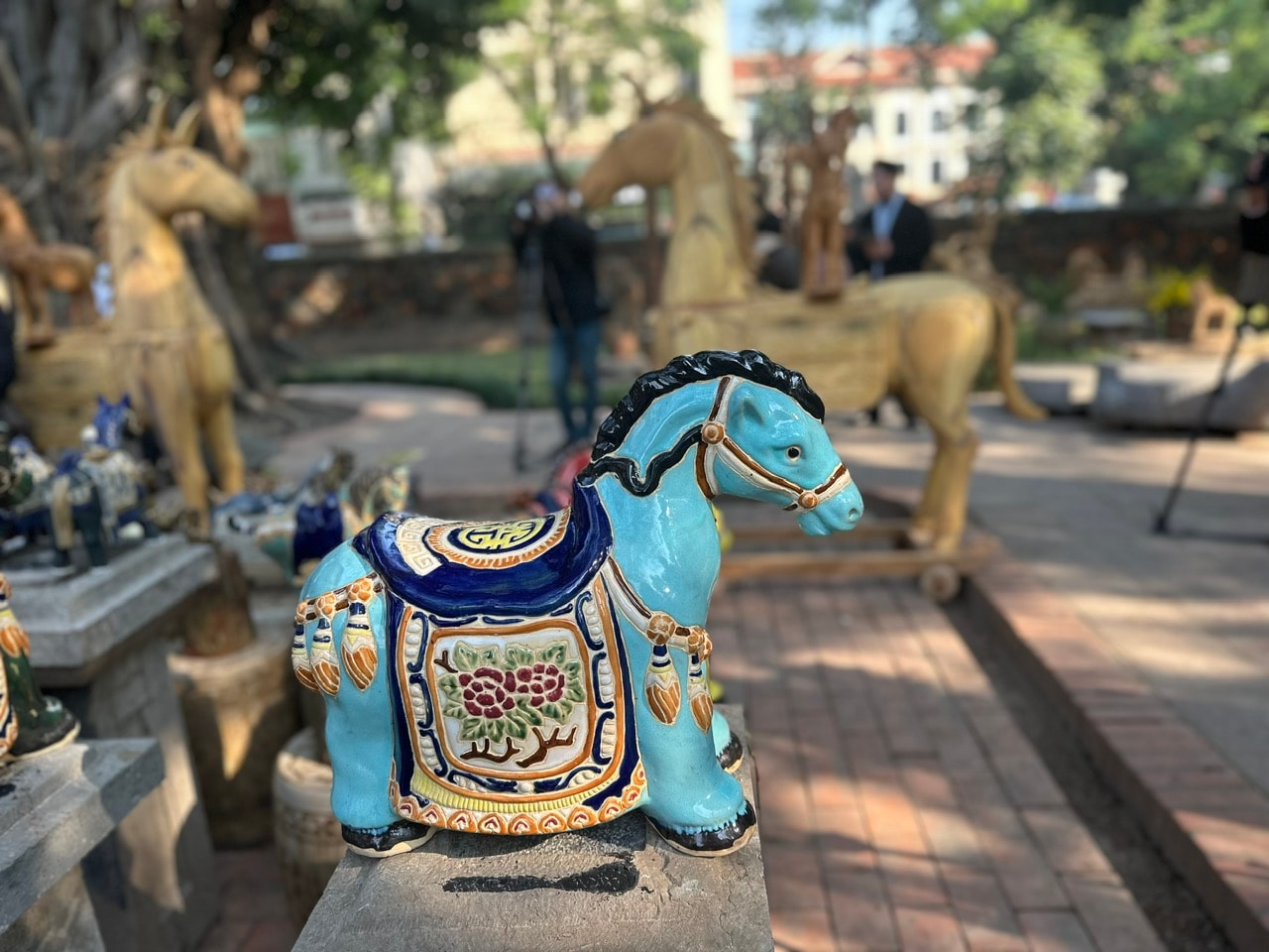 Độc đáo trưng bày “Ngựa về phố” tại di tích Văn Miếu - Quốc Tử Giám- Ảnh 11.