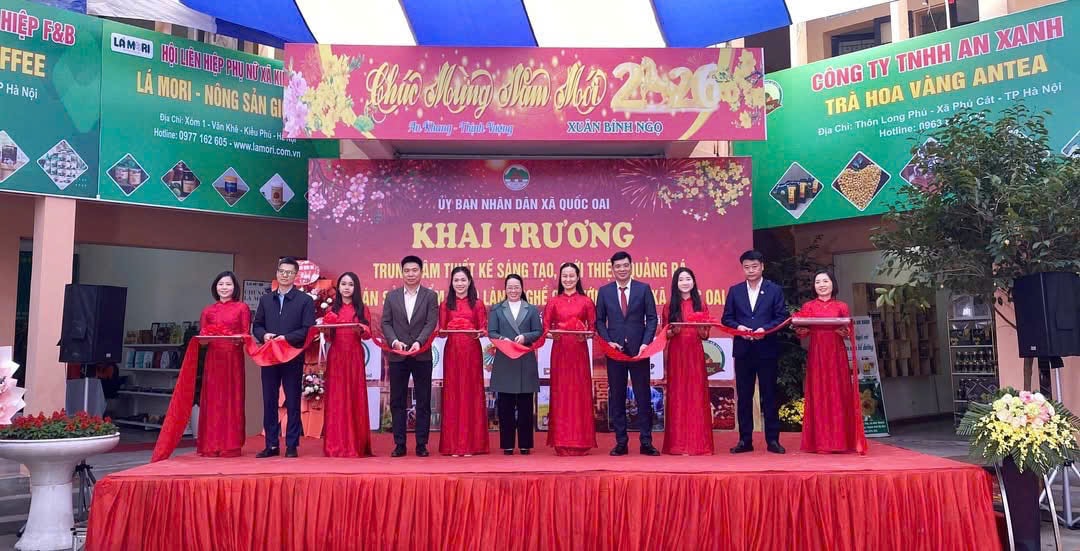 Xã Quốc Oai: Khai trương Trung tâm thiết kế sáng tạo OCOP- Ảnh 3.
