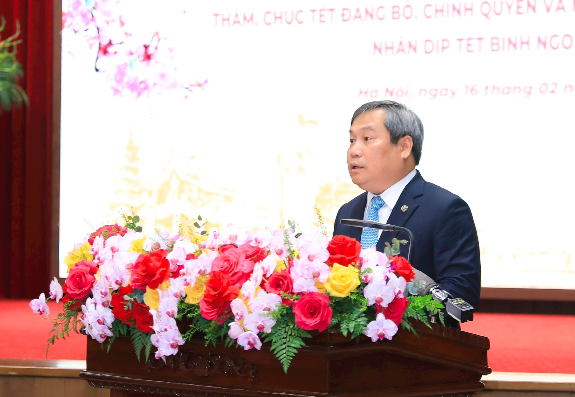 Tổng Bí thư Tô Lâm thăm, chúc Tết Đảng bộ, chính quyền, nhân dân Thủ đô Hà Nội- Ảnh 2.