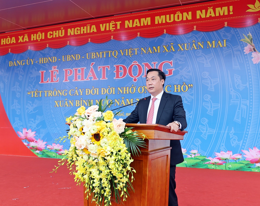 Xuân Mai phát động Tết trồng cây đời đời nhớ ơn Bác Hồ- Ảnh 2.