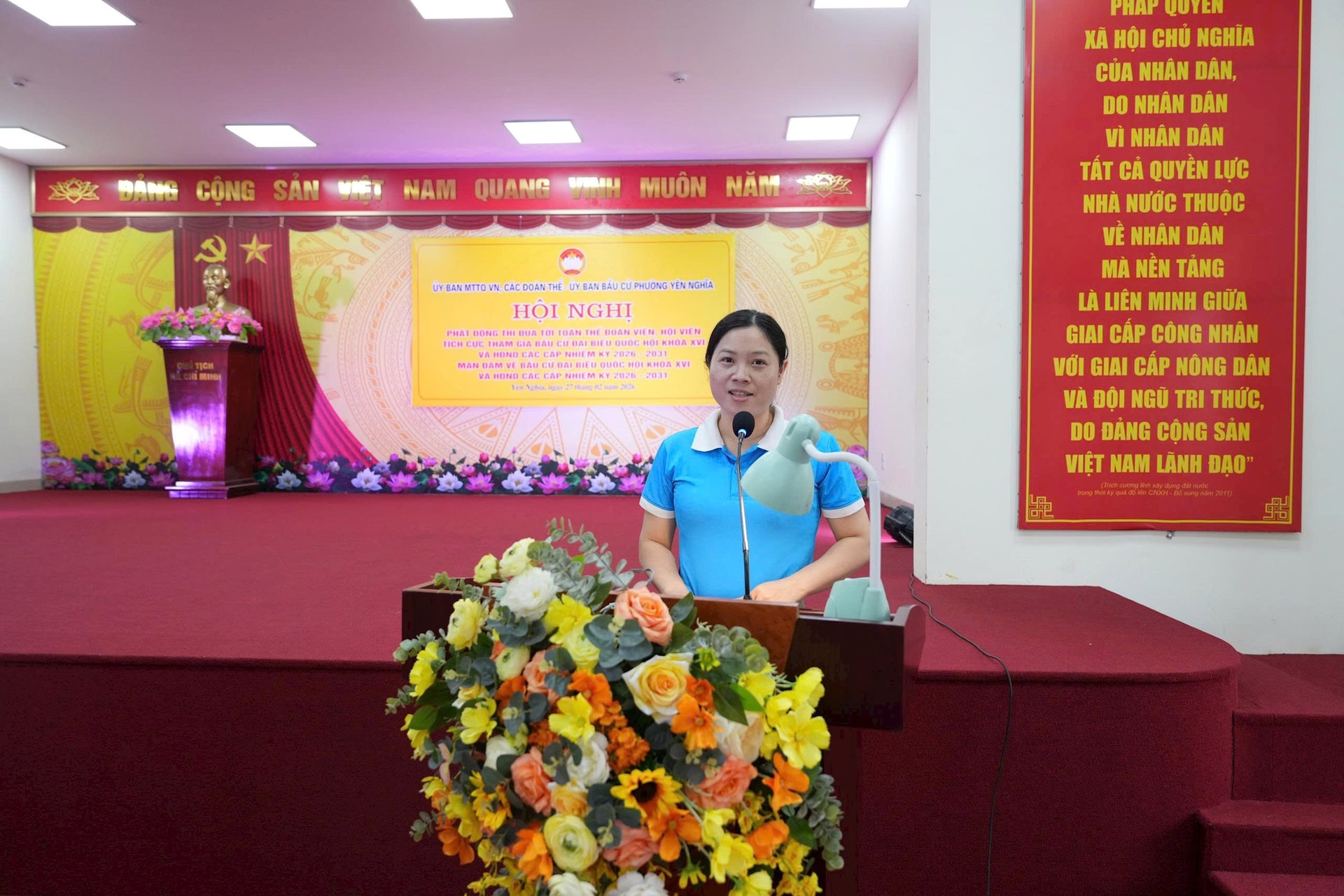 Phường Yên Nghĩa phát động thi đua cao điểm, lan tỏa khí thế hướng về ngày bầu cử- Ảnh 4.