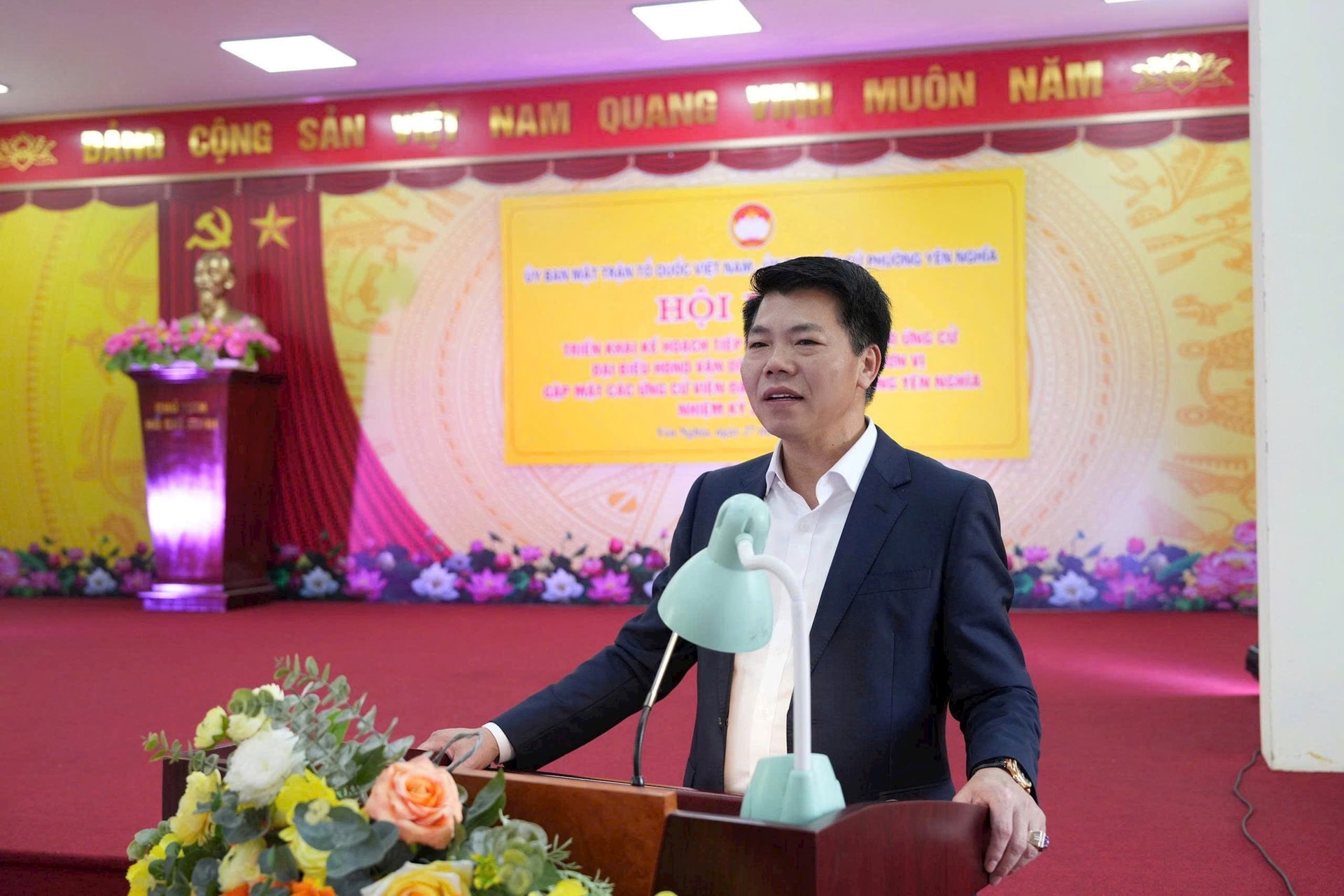 Phường Yên Nghĩa phát động thi đua cao điểm, lan tỏa khí thế hướng về ngày bầu cử- Ảnh 2.