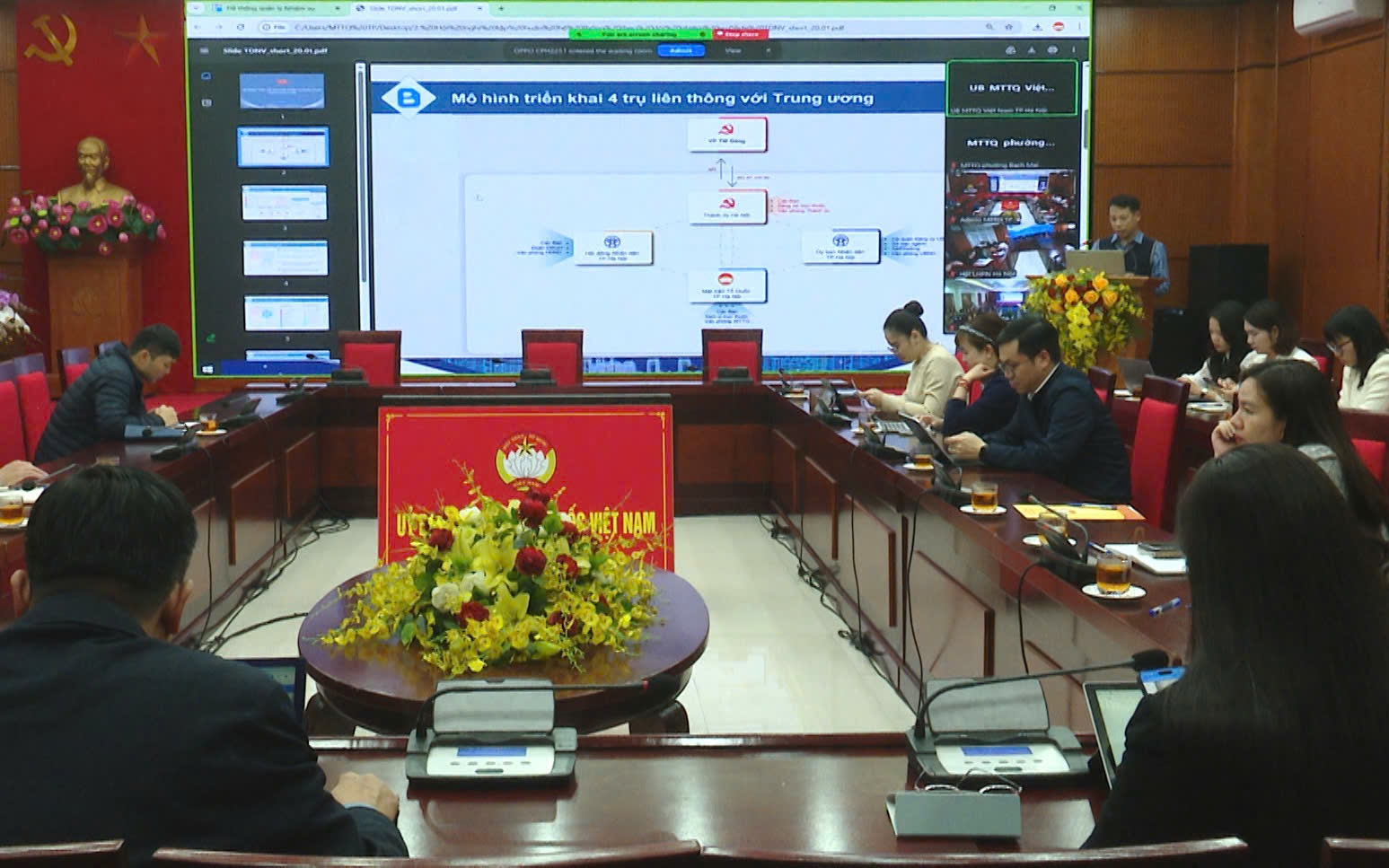 Quang cảnh buổi Tập huấn.