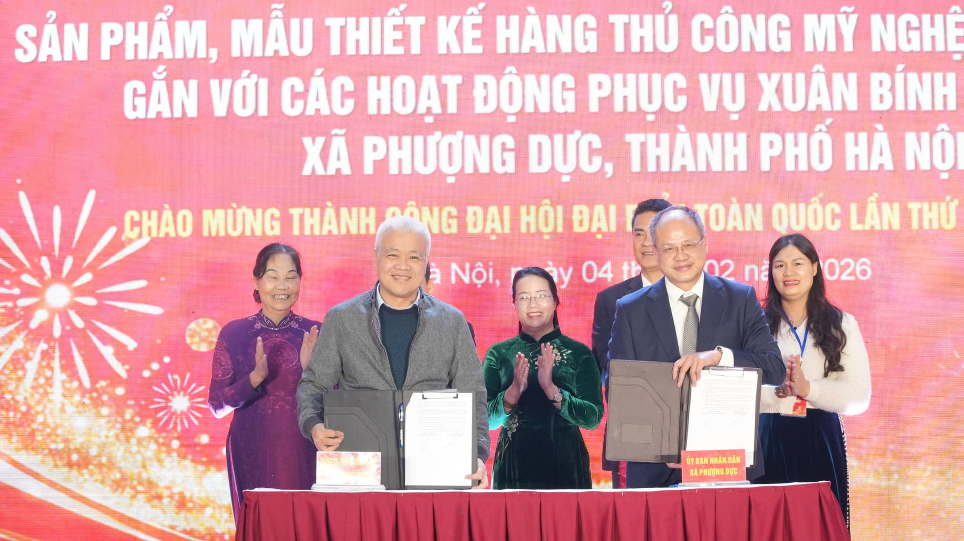 Xã Phượng Dực khai mạc Triển lãm hàng thủ công mỹ nghệ xuân Bính Ngọ 2026- Ảnh 3.