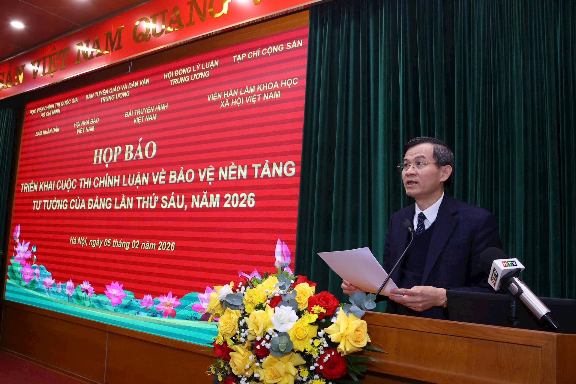 Phát động cuộc thi chính luận bảo vệ nền tảng tư tưởng của Đảng lần thứ sáu - năm 2026- Ảnh 1.