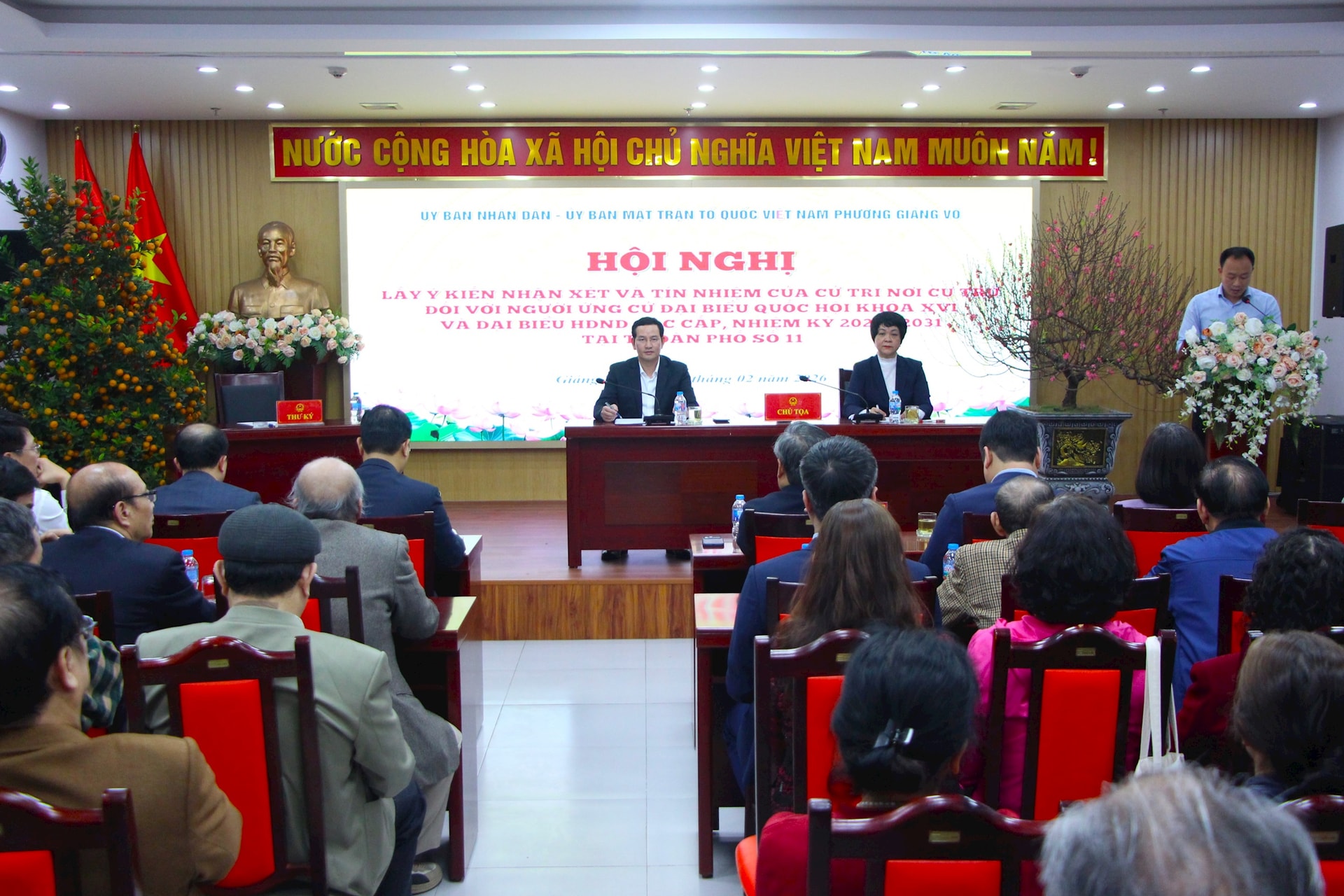 100% cử tri nơi cư trú nhất trí giới thiệu đồng chí Vũ Đại Thắng ứng cử đại biểu HĐND Thành phố- Ảnh 2.