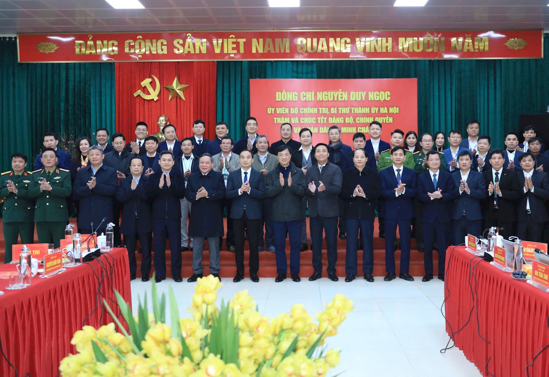 Chung sức, đồng lòng phát triển xã Minh Châu ngày càng giàu đẹp, nhân dân ấm no, hạnh phúc- Ảnh 7.