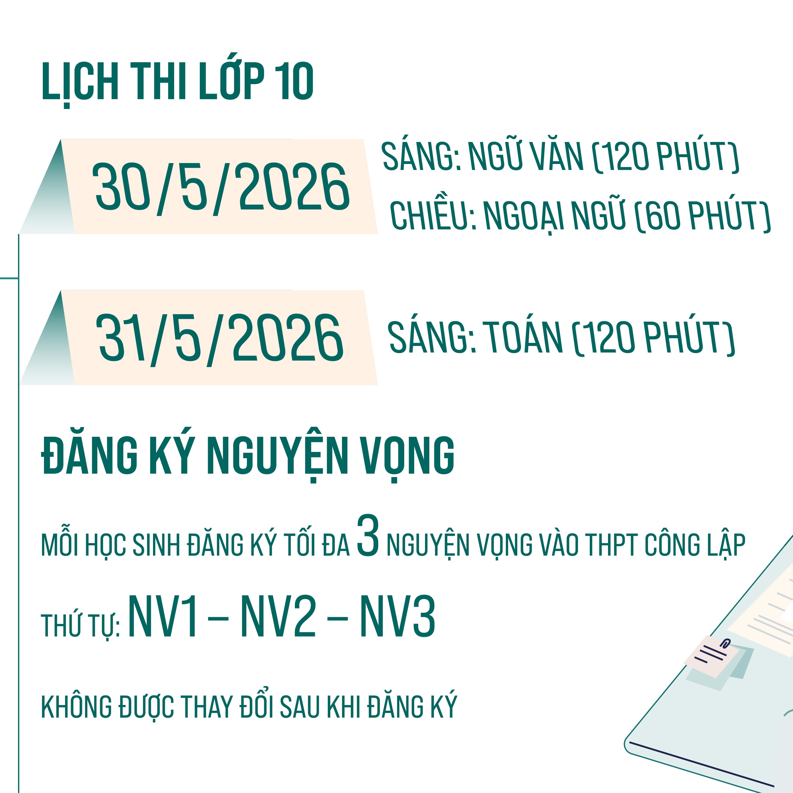 Kế hoạch tuyển sinh vào lớp 10 trung học phổ thông năm học 2026-2027 - Ảnh 4.
