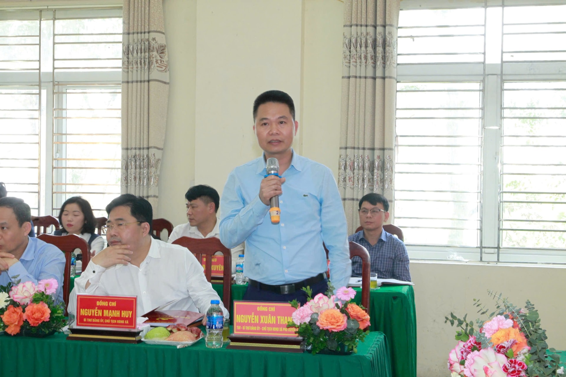 Phó Chủ tịch UBND Thành phố Nguyễn Xuân Lưu kiểm tra công tác chuẩn bị bầu cử tại 4 xã- Ảnh 1.