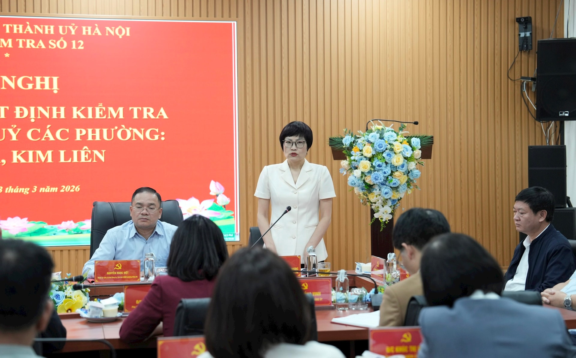 Công bố quyết định kiểm tra đối với Đảng ủy các phường Đống Đa và Kim Liên- Ảnh 2.