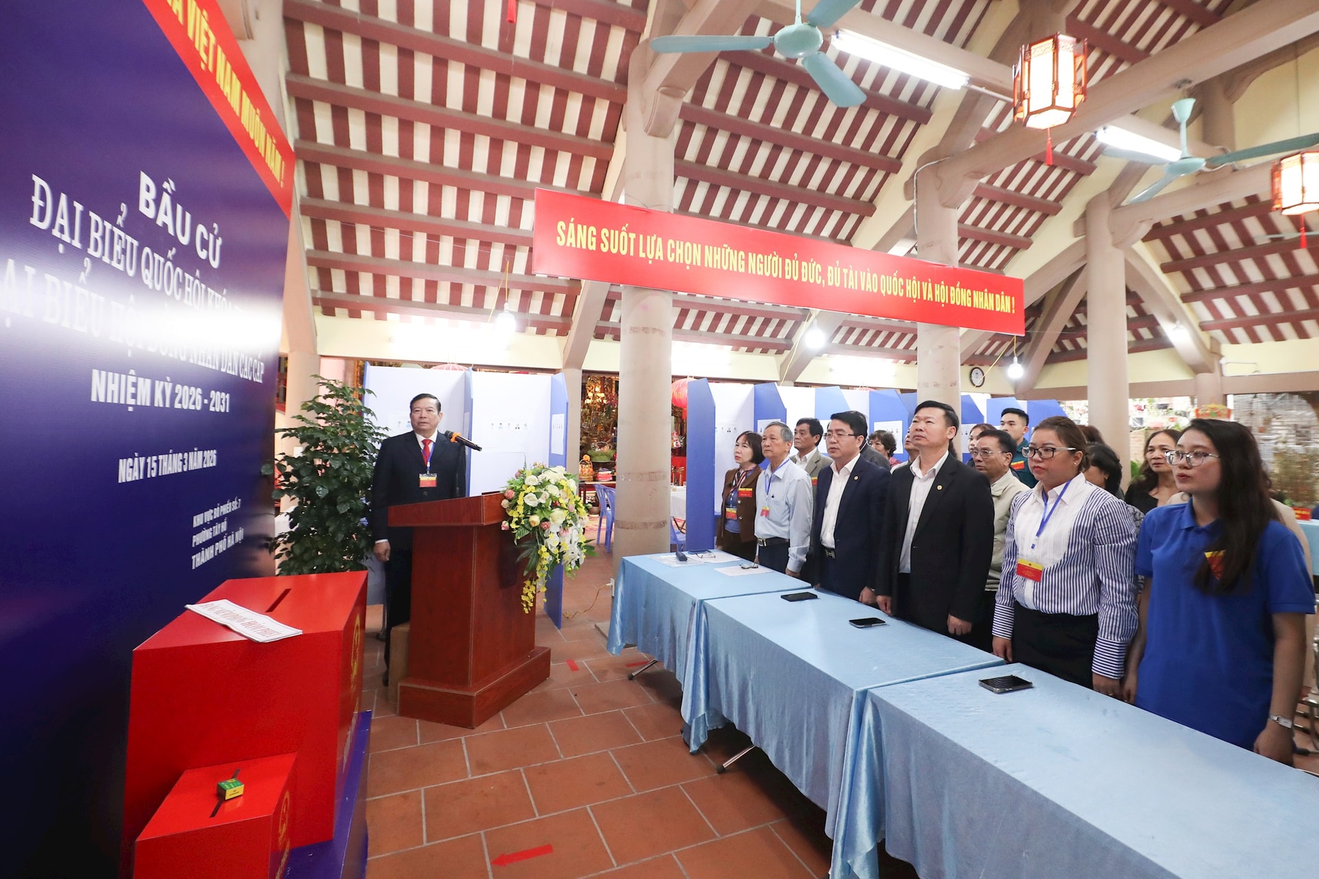 Phường Tây Hồ vận hành thử quy trình bầu cử: Sẵn sàng cho ngày hội non sông- Ảnh 5.