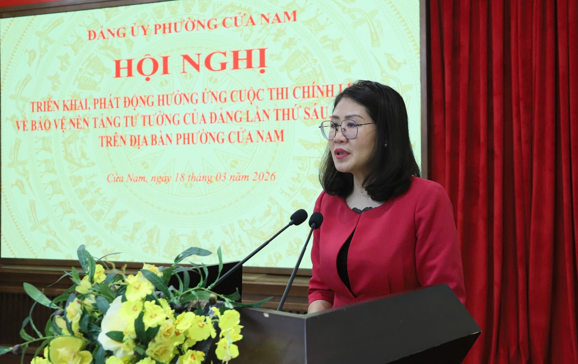 Phường Cửa Nam phát động hưởng ứng Cuộc thi chính luận về bảo vệ nền tảng tư tưởng của Đảng lần thứ Sáu- Ảnh 3.