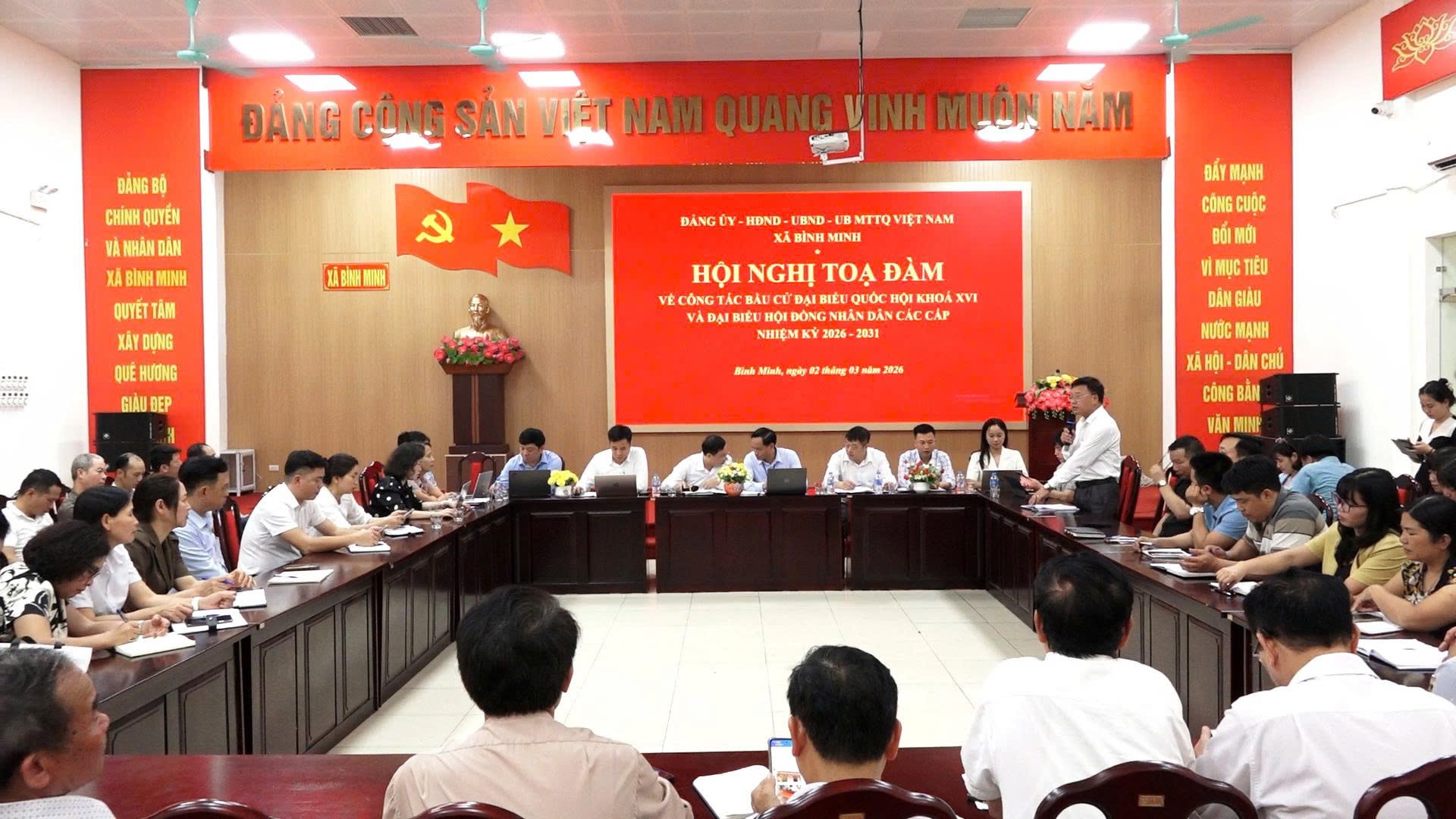 Xã Bình Minh: Tăng cường tuyên truyền bầu cử Đại biểu Quốc hội và HĐND các cấp- Ảnh 2.