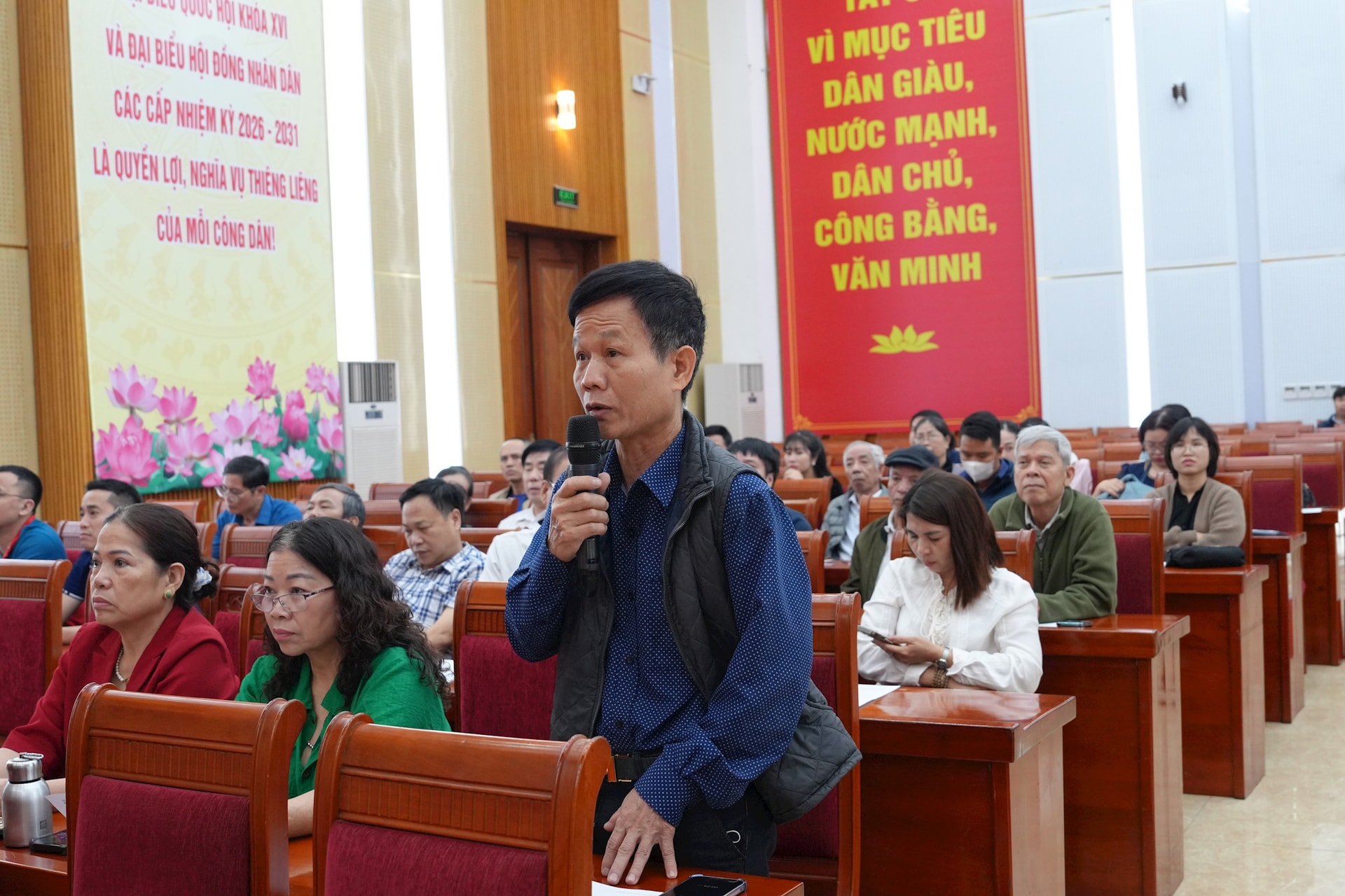 Phường Yên Sở lấy ý kiến dân cư phương án tuyến trục không gian Quốc lộ 1A- Ảnh 2.