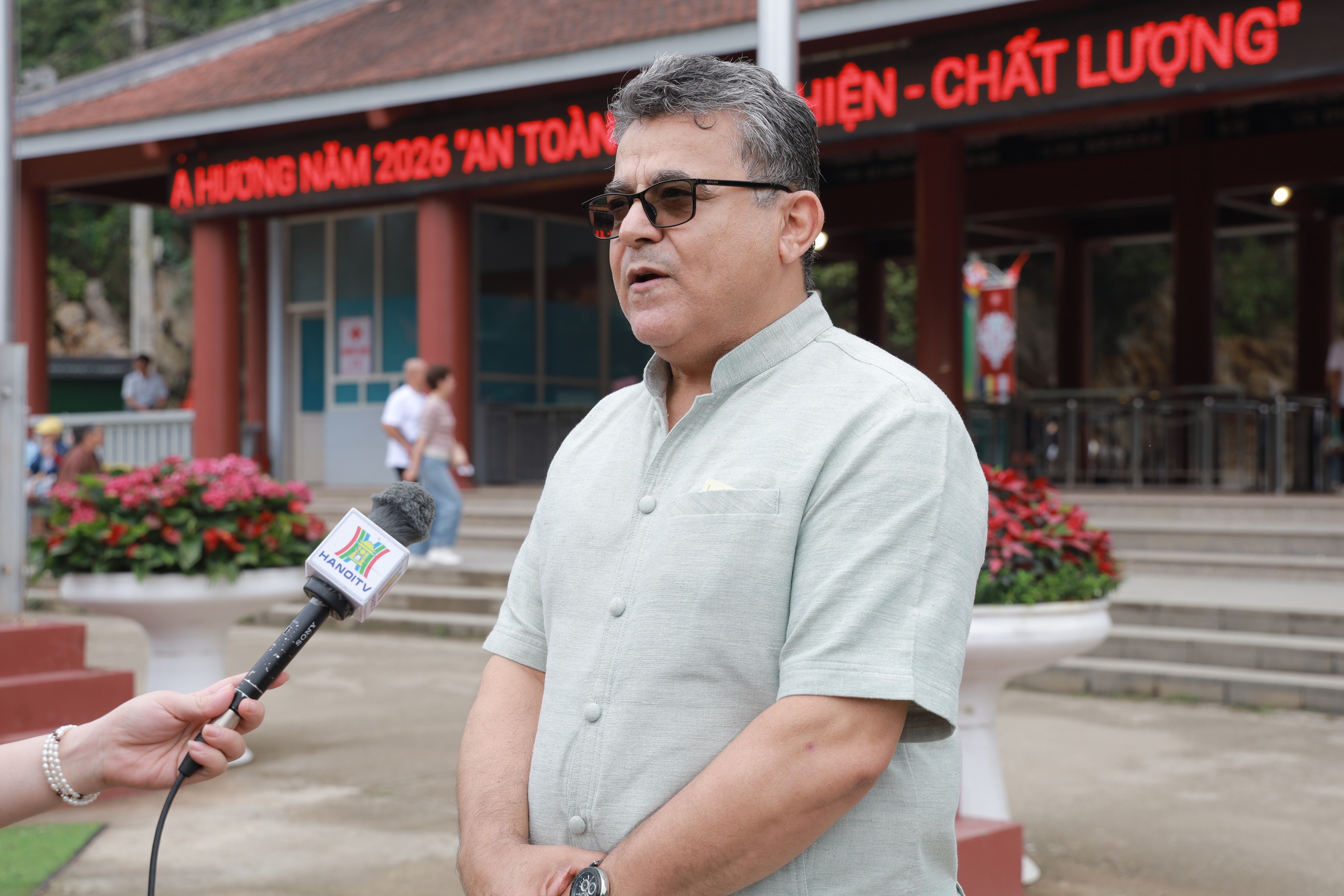 Gần 400 đại biểu tham gia chương trình “Du xuân hữu nghị 2026” tại chùa Hương- Ảnh 11.