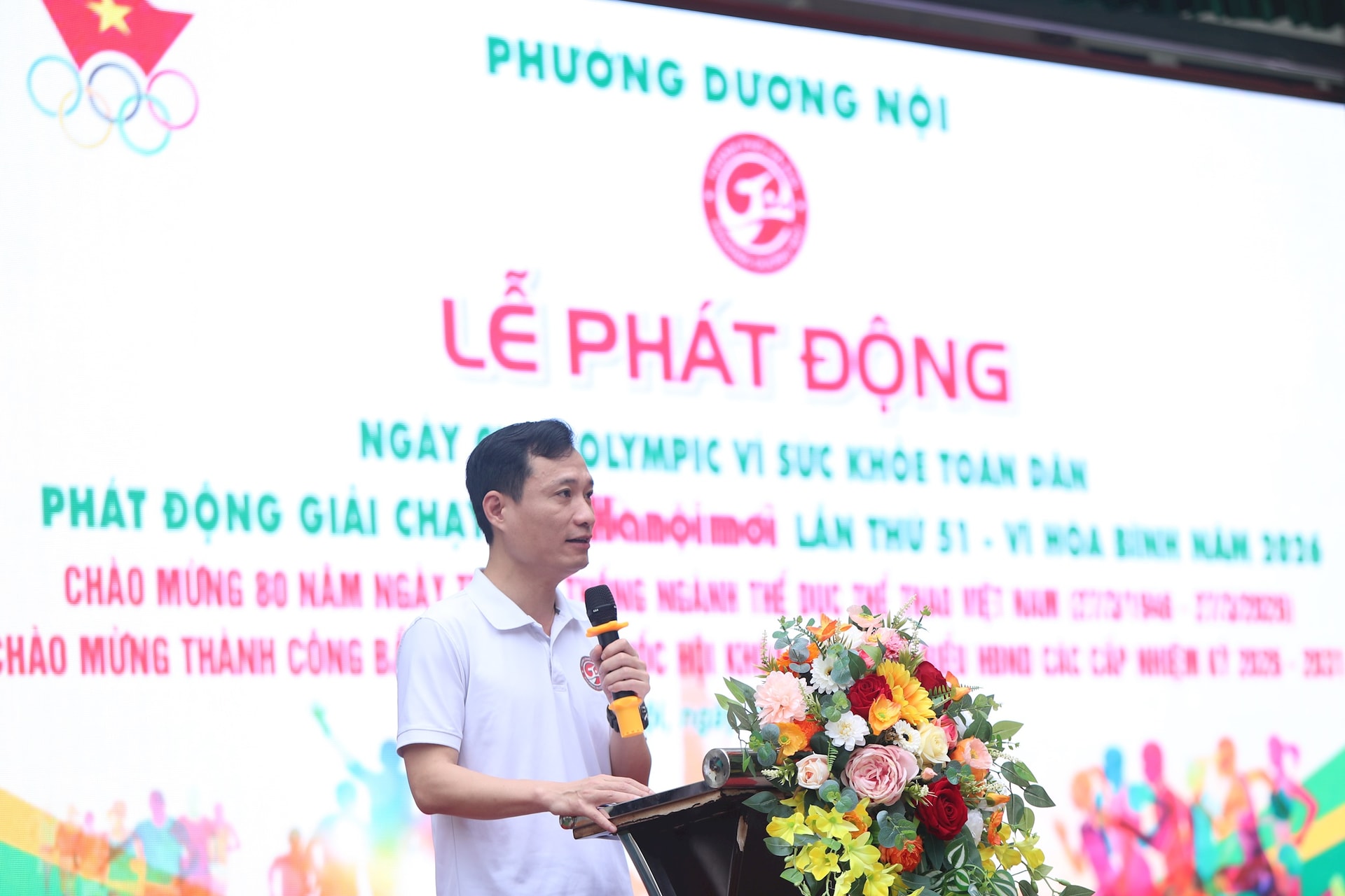 Phường Dương Nội: Phát động Ngày chạy Olympic vì sức khỏe toàn dân- Ảnh 1.