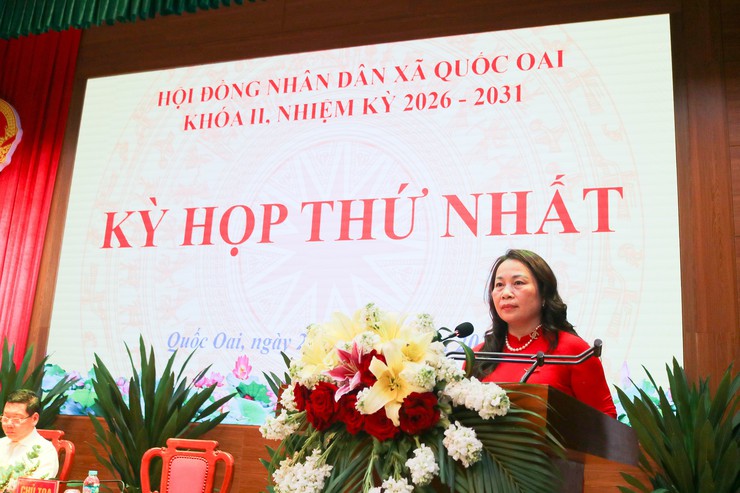 Quốc Oai tổ chức thành công Kỳ họp thứ nhất HĐND xã khóa II, nhiệm kỳ 2026-2031- Ảnh 2.