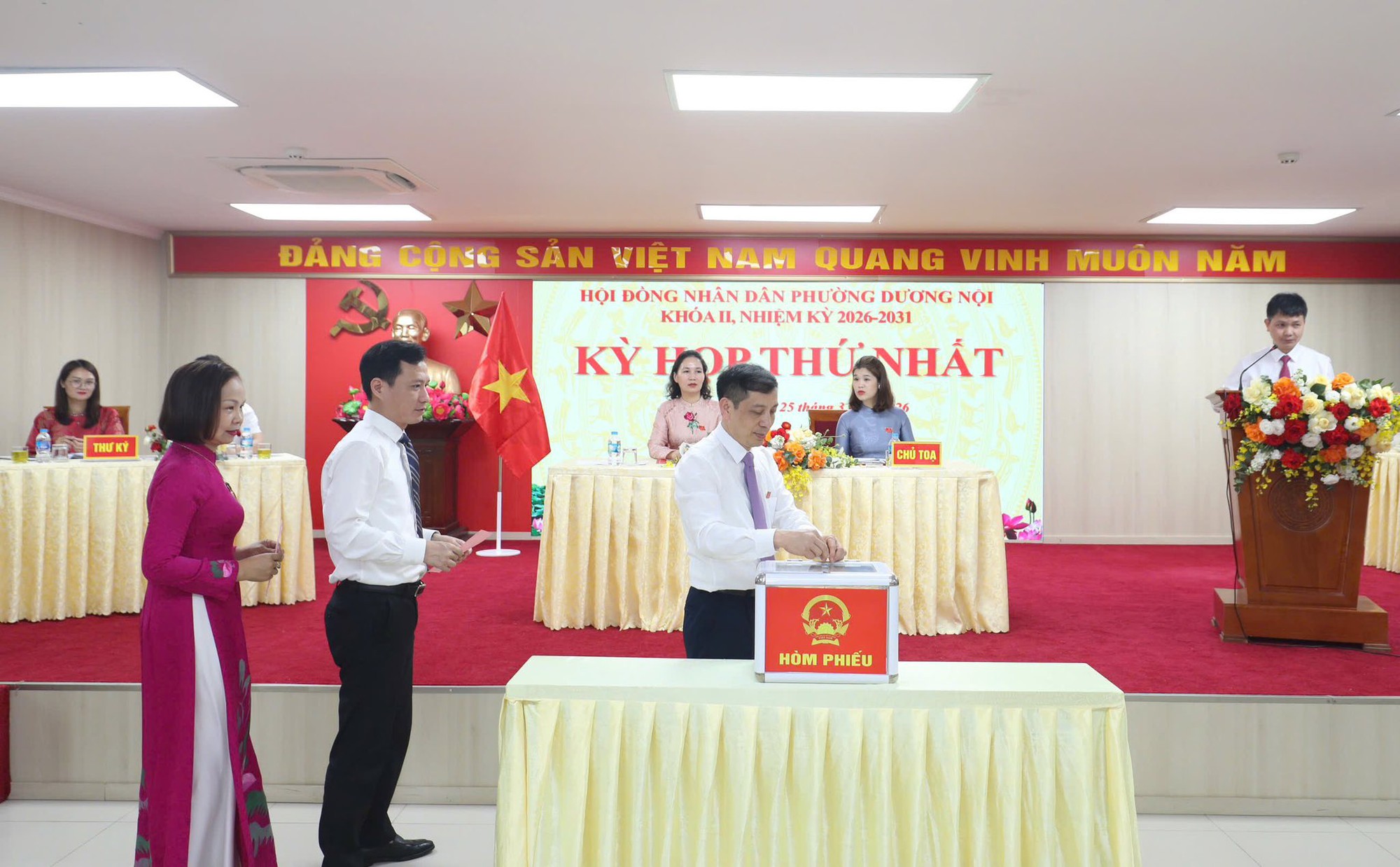 HĐND phường Dương Nội bầu các chức danh chủ chốt nhiệm kỳ 2026-2031- Ảnh 2.
