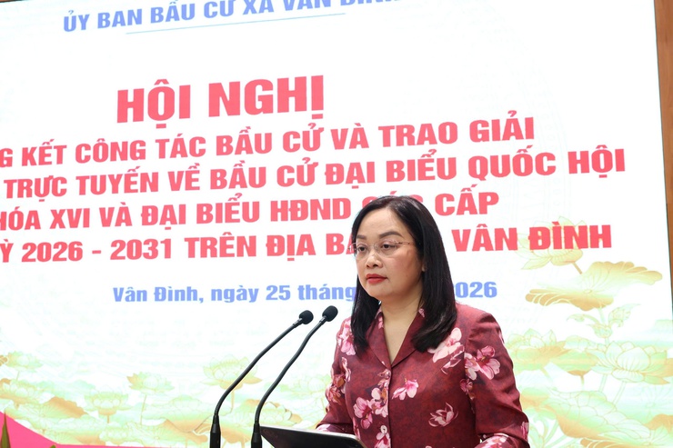 Vân Đình tổng kết công tác bầu cử: Thành công toàn diện, củng cố niềm tin của Nhân dân- Ảnh 2.