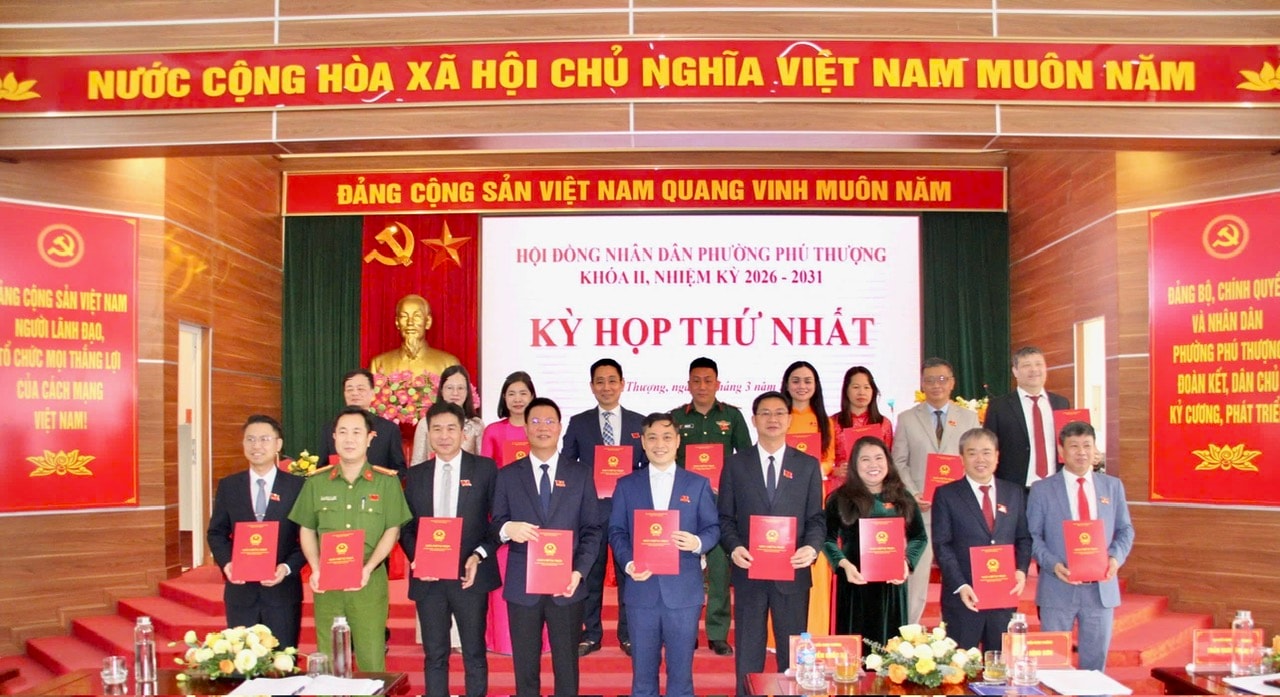 Kỳ họp thứ Nhất HĐND phường Phú Thượng quyết nghị nhiều nội dung quan trọng thuộc thẩm quyền- Ảnh 1.