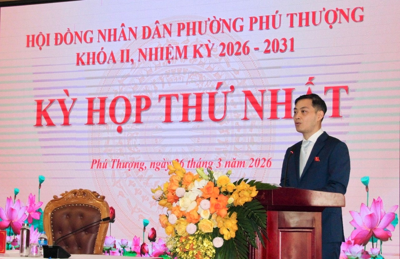 Kỳ họp thứ Nhất HĐND phường Phú Thượng quyết nghị nhiều nội dung quan trọng thuộc thẩm quyền- Ảnh 4.