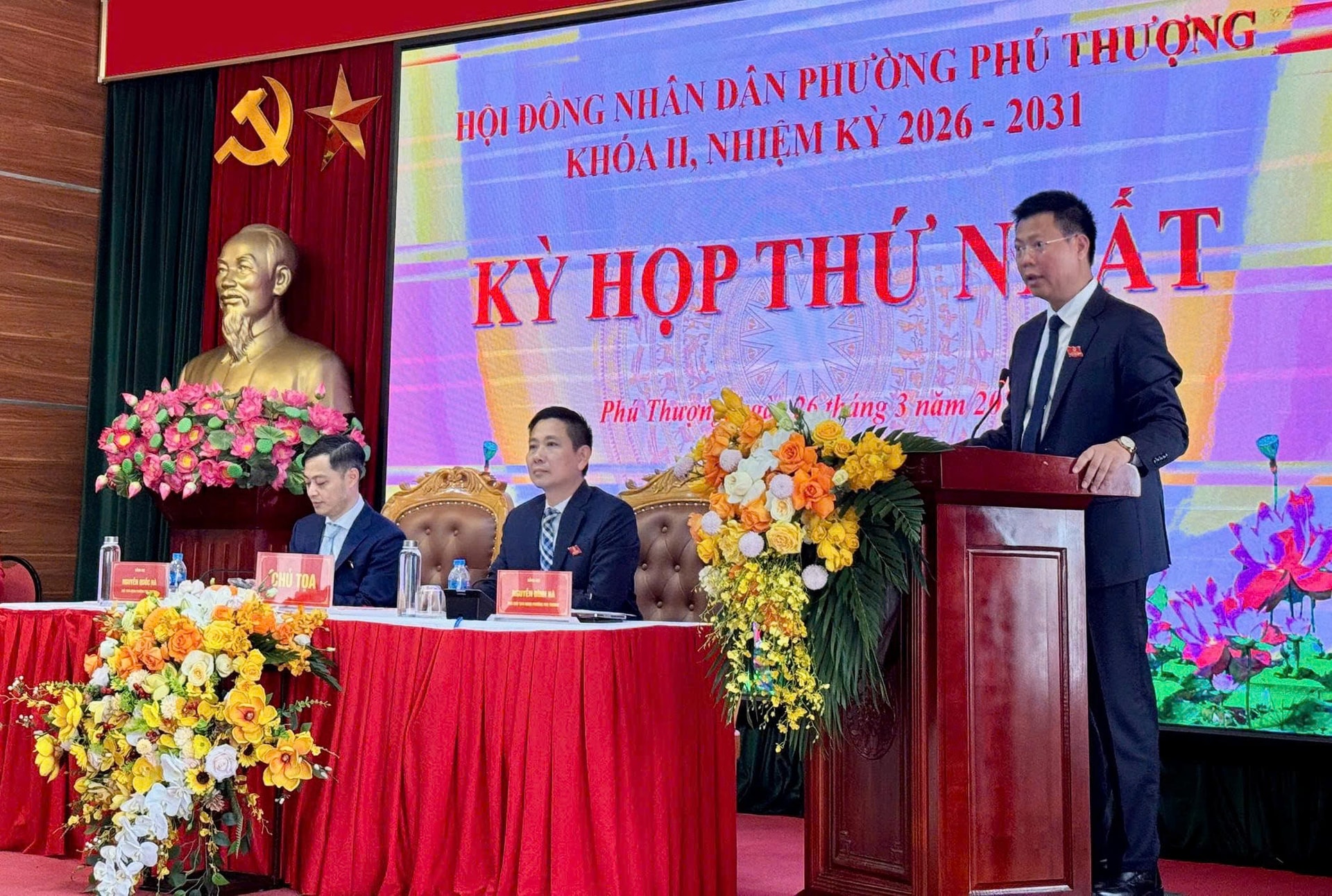 Kỳ họp thứ Nhất HĐND phường Phú Thượng quyết nghị nhiều nội dung quan trọng thuộc thẩm quyền- Ảnh 6.