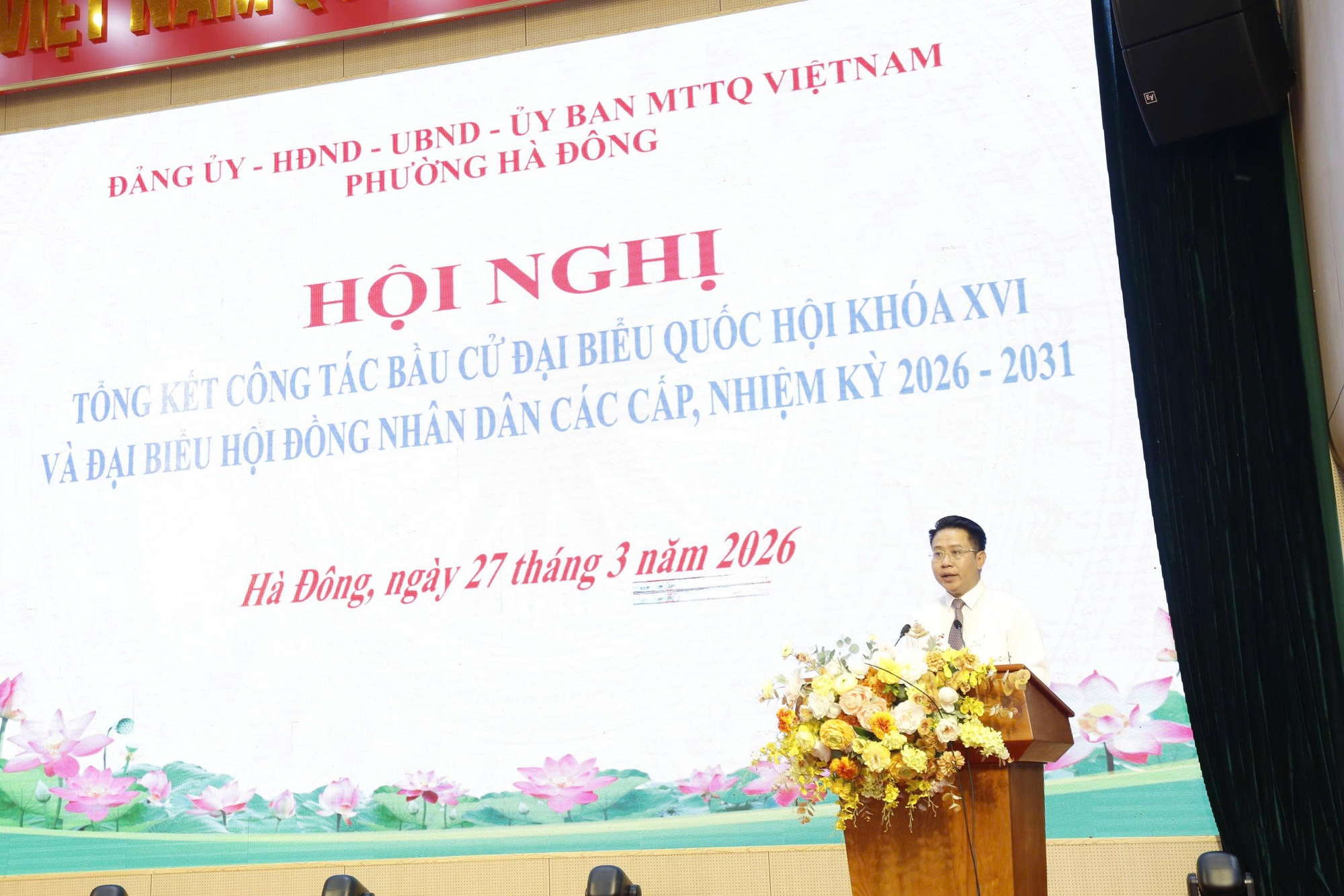 Phường Hà Đông tổng kết công tác tổ chức bầu cử đại biểu Quốc hội và HĐND các cấp- Ảnh 11.