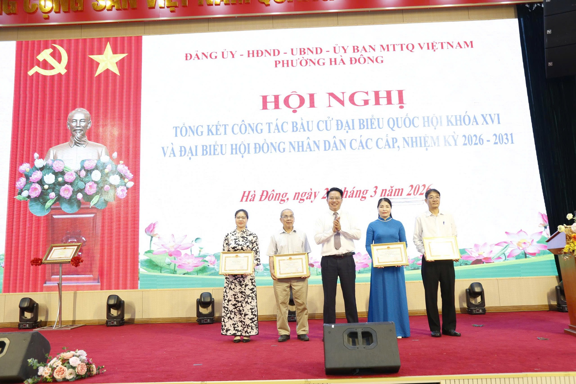 Phường Hà Đông tổng kết công tác tổ chức bầu cử đại biểu Quốc hội và HĐND các cấp- Ảnh 3.