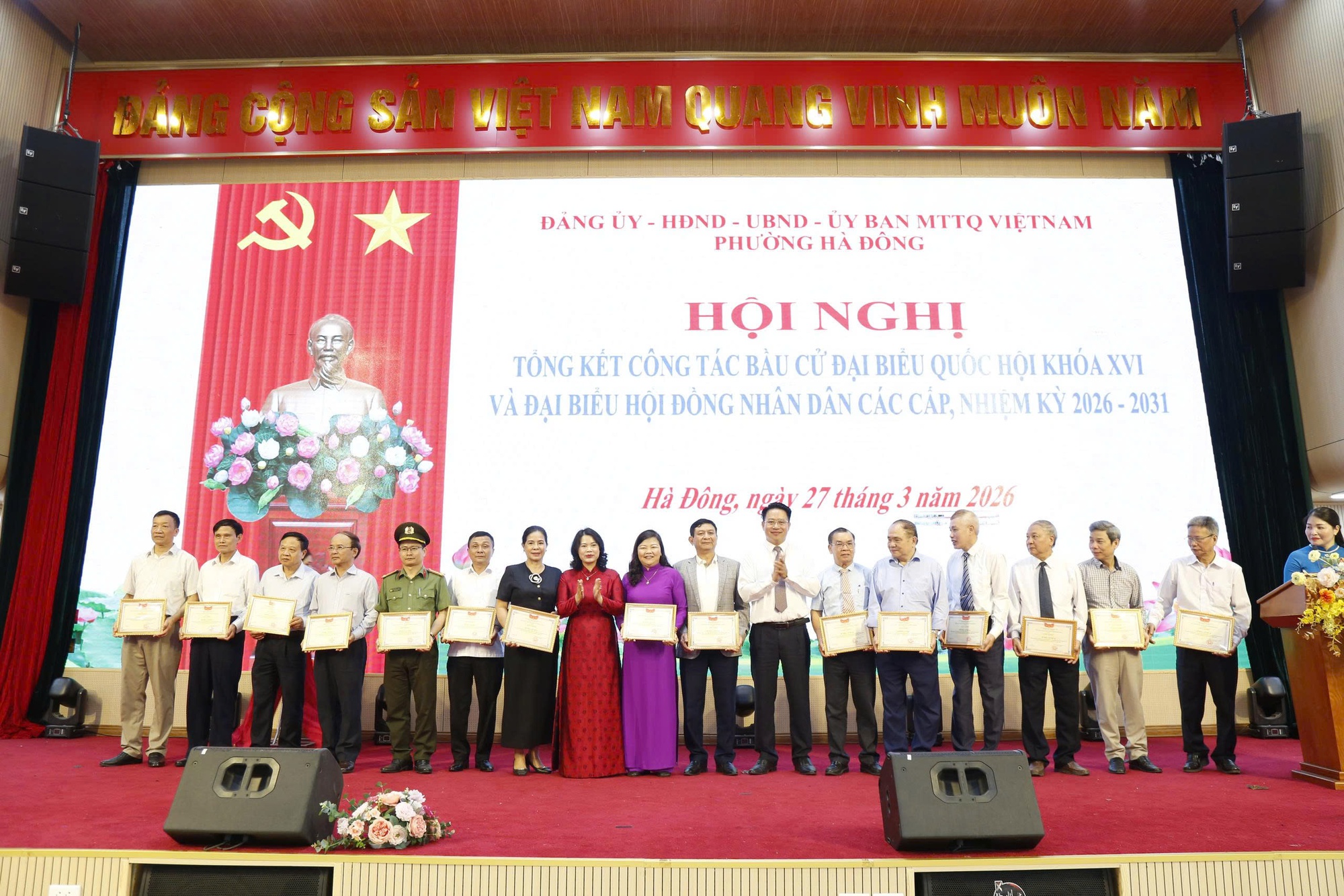 Phường Hà Đông tổng kết công tác tổ chức bầu cử đại biểu Quốc hội và HĐND các cấp- Ảnh 8.