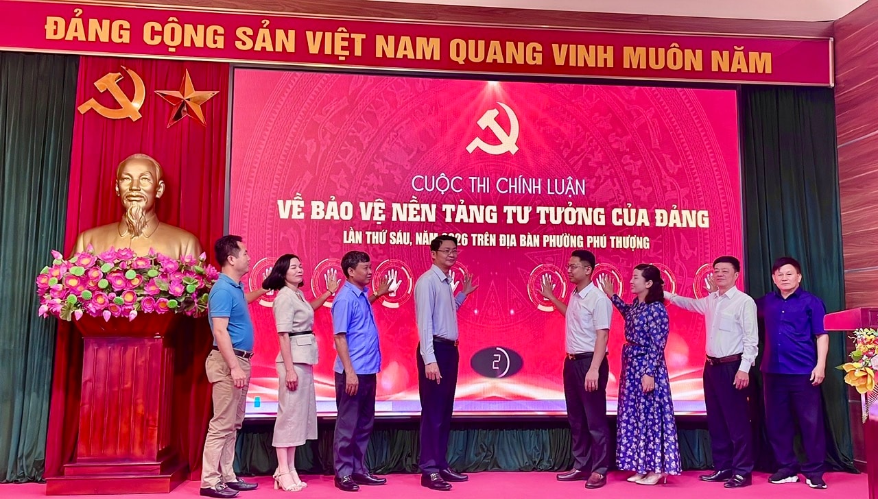 Phường Phú Thượng phát động Cuộc thi chính luận về bảo vệ nền tảng tư tưởng của Đảng- Ảnh 4.