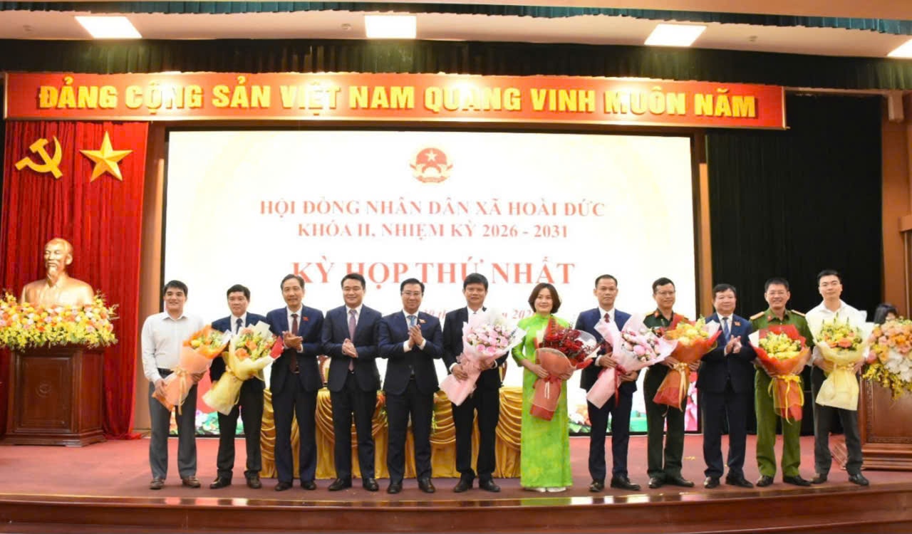 Đồng chí Nguyễn Thanh Bình được bầu giữ chức Chủ tịch HĐND xã Hoài Đức nhiệm kỳ 2026-2031- Ảnh 5.