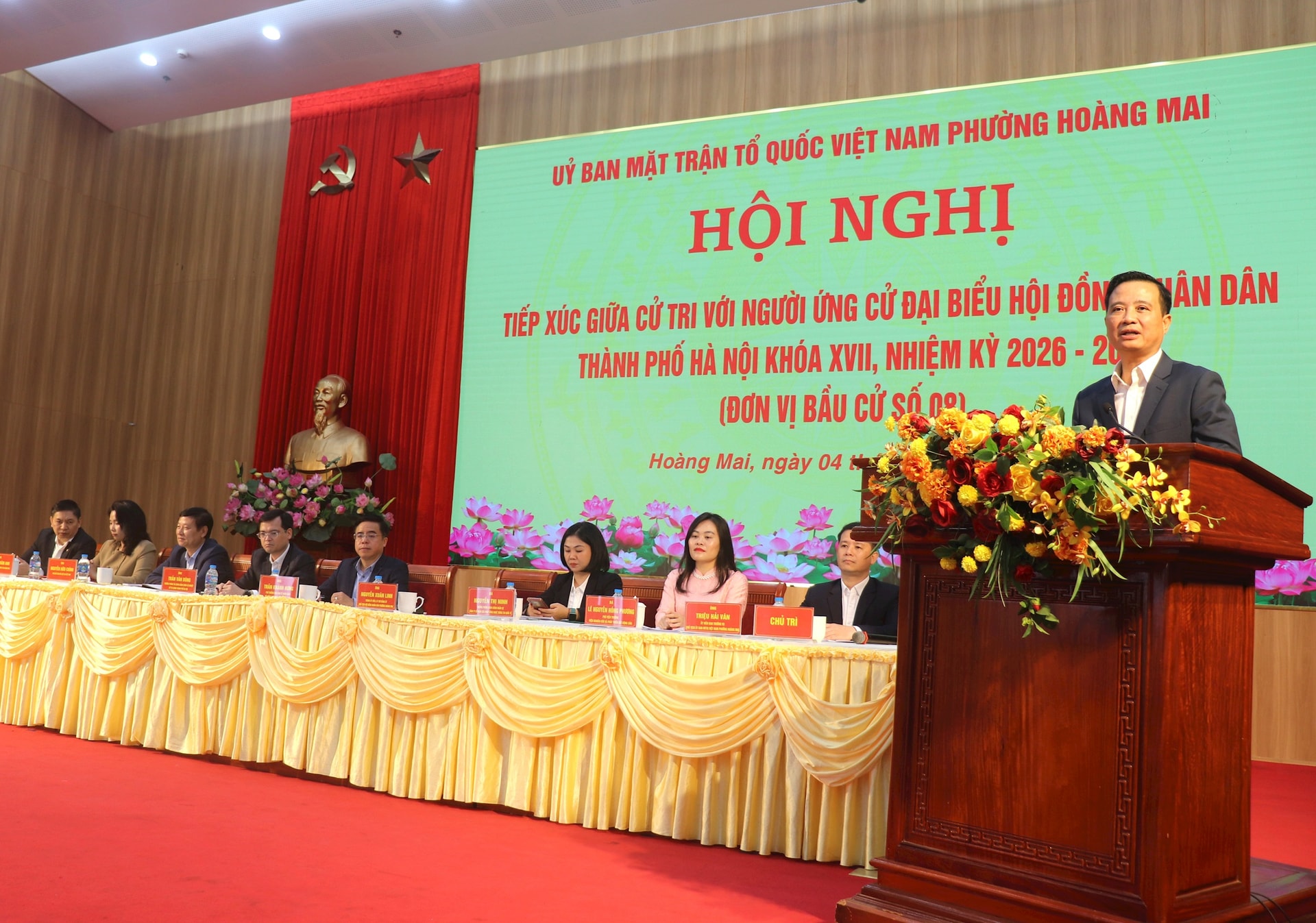 Ứng cử viên đại biểu HĐND thành phố Hà Nội - Đơn vị bầu cử số 8 vận động bầu cử tại 3 phường- Ảnh 11.