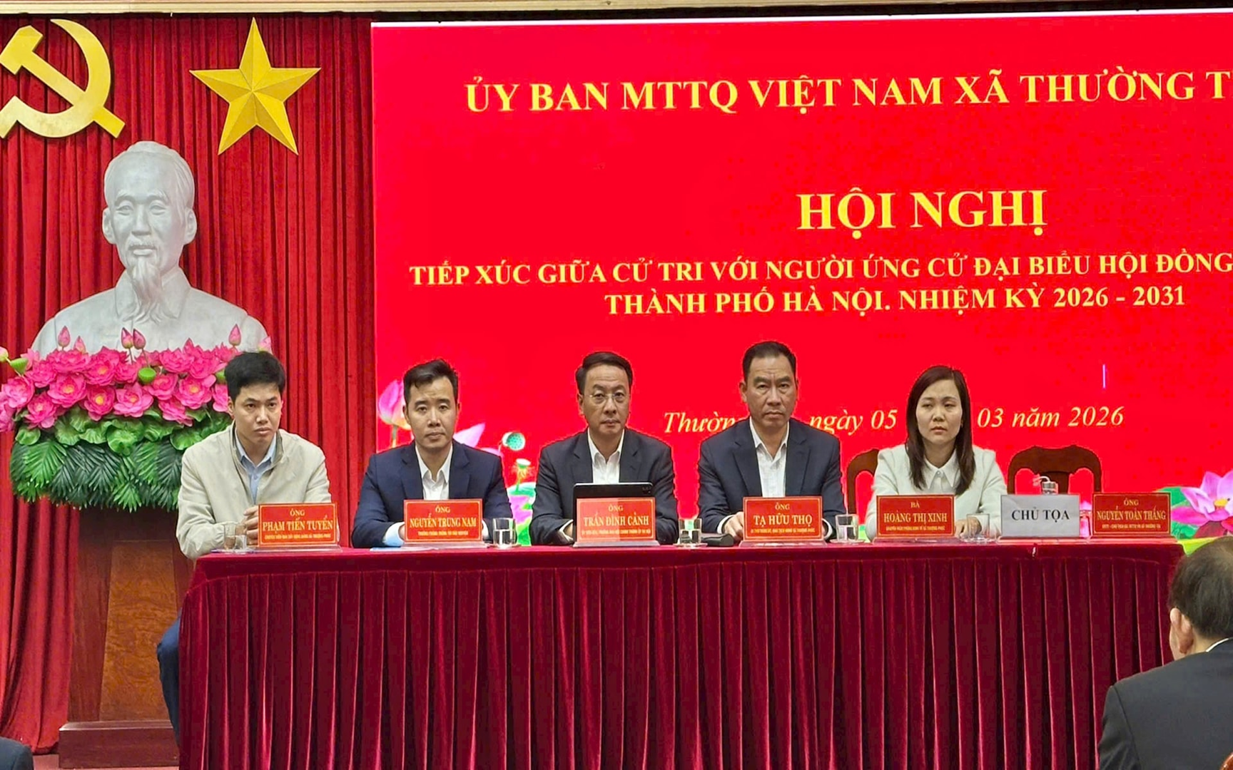 Các ứng cử viên đại biểu HĐND thành phố Hà Nội khóa XVII, nhiệm kỳ 2026-2031 - Đơn vị bầu cử số 18.