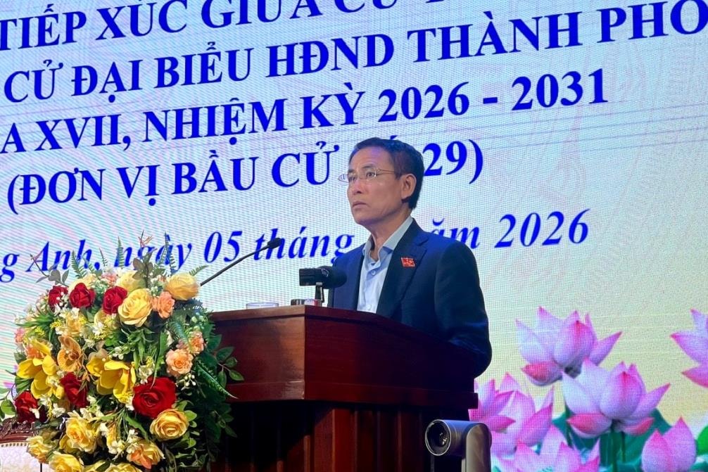 Phó Bí thư Thường trực Thành ủy Nguyễn Trọng Đông và các ứng viên tiếp xúc cử tri, vận động bầu cử- Ảnh 8.