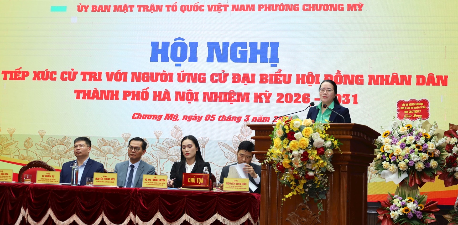 Ứng cử viên đại biểu HĐND Thành phố tiếp xúc cử tri - Đơn vị bầu cử số 16- Ảnh 2.