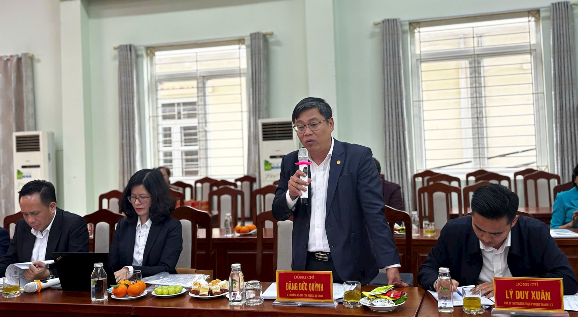 Chủ tịch Ủy ban MTTQ Thành phố Bùi Huyền Mai kiểm tra công tác chuẩn bị bầu cử tại 5 xã, phường- Ảnh 2.