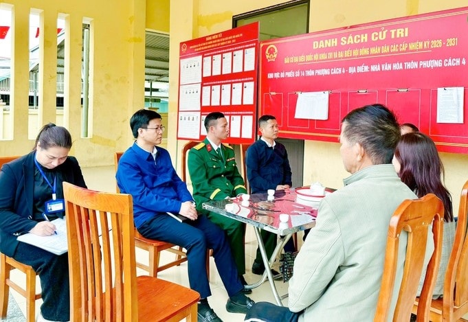 Xã Quốc Oai quyết tâm tổ chức thành công cuộc bầu cử - bảo đảm dân chủ, an toàn, đúng luật- Ảnh 5.