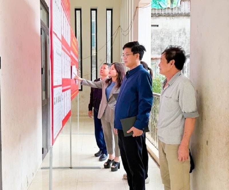 Xã Quốc Oai quyết tâm tổ chức thành công cuộc bầu cử - bảo đảm dân chủ, an toàn, đúng luật- Ảnh 4.