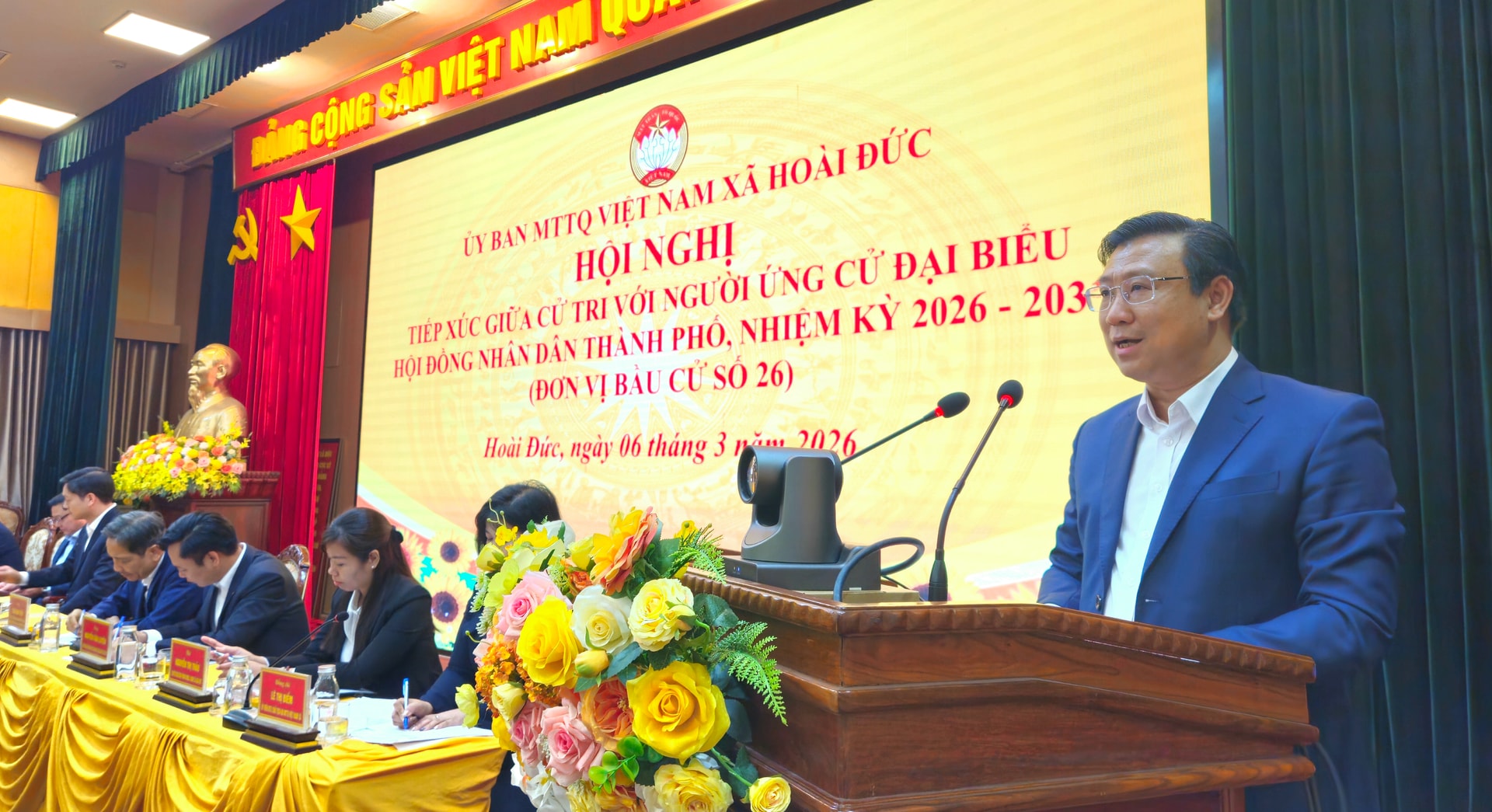 Ứng cử viên đại biểu HĐND Thành phố tiếp xúc cử tri các xã: Sơn Đồng, Dương Hòa, An Khánh- Ảnh 3.