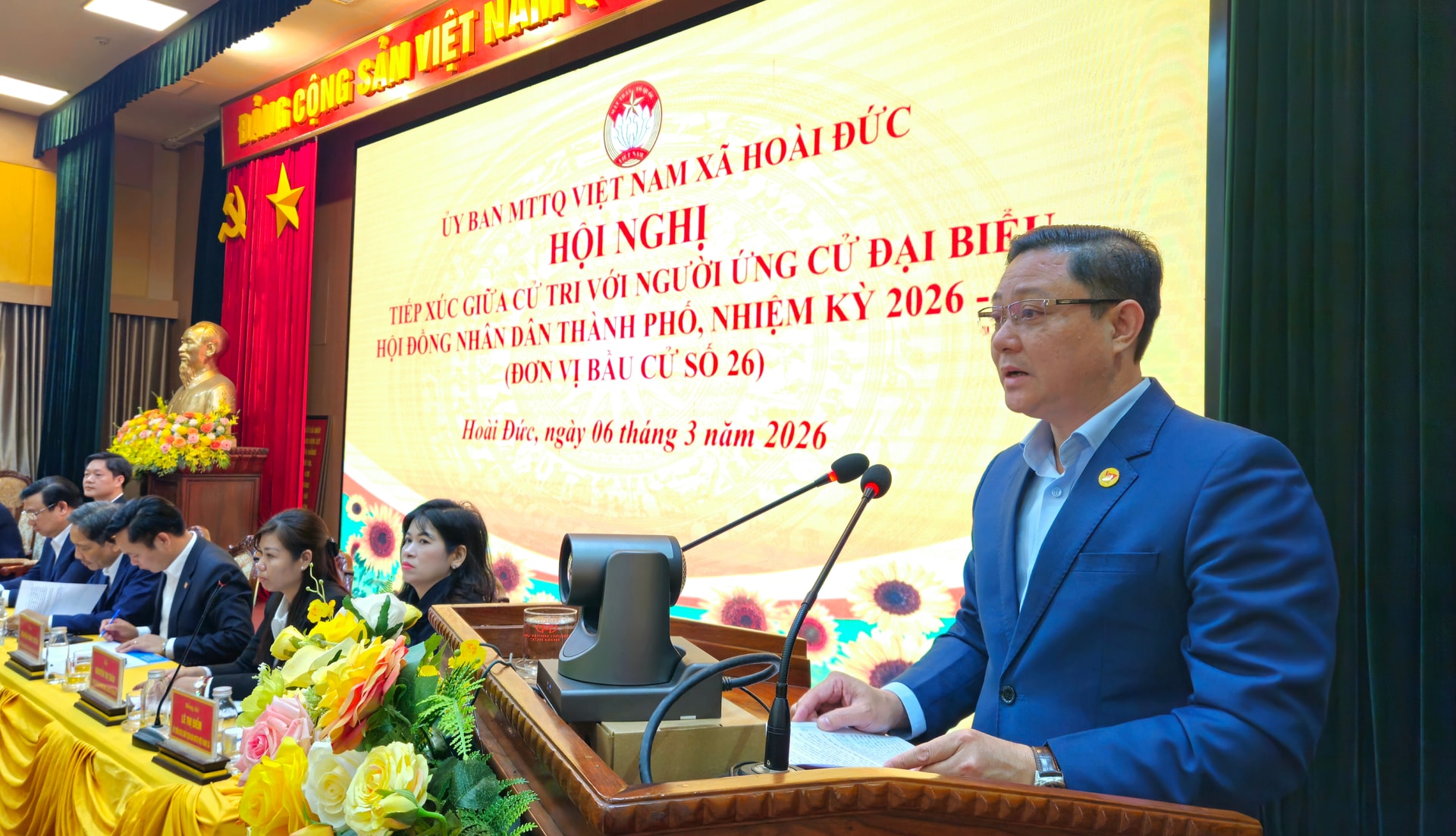 Ứng cử viên đại biểu HĐND Thành phố tiếp xúc cử tri các xã: Sơn Đồng, Dương Hòa, An Khánh- Ảnh 7.