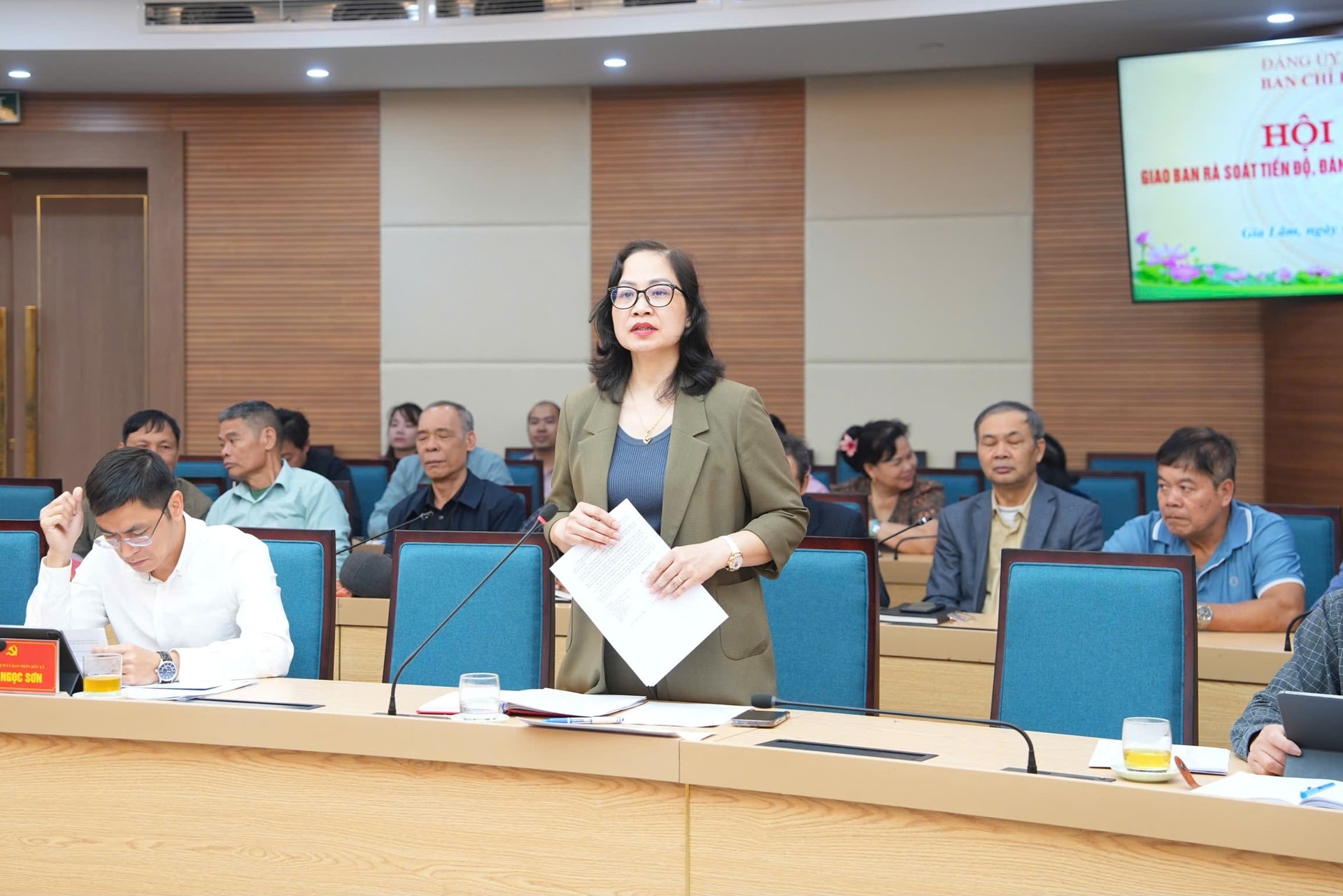 Xã Gia Lâm rà soát tiến độ, đánh giá công tác chuẩn bị bầu cử- Ảnh 1.