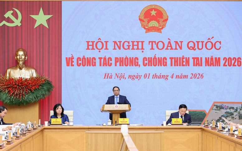 Thủ tướng Chính phủ Phạm Minh Chính chủ trì Hội nghị toàn quốc về công tác phòng, chống thiên tai năm 2026