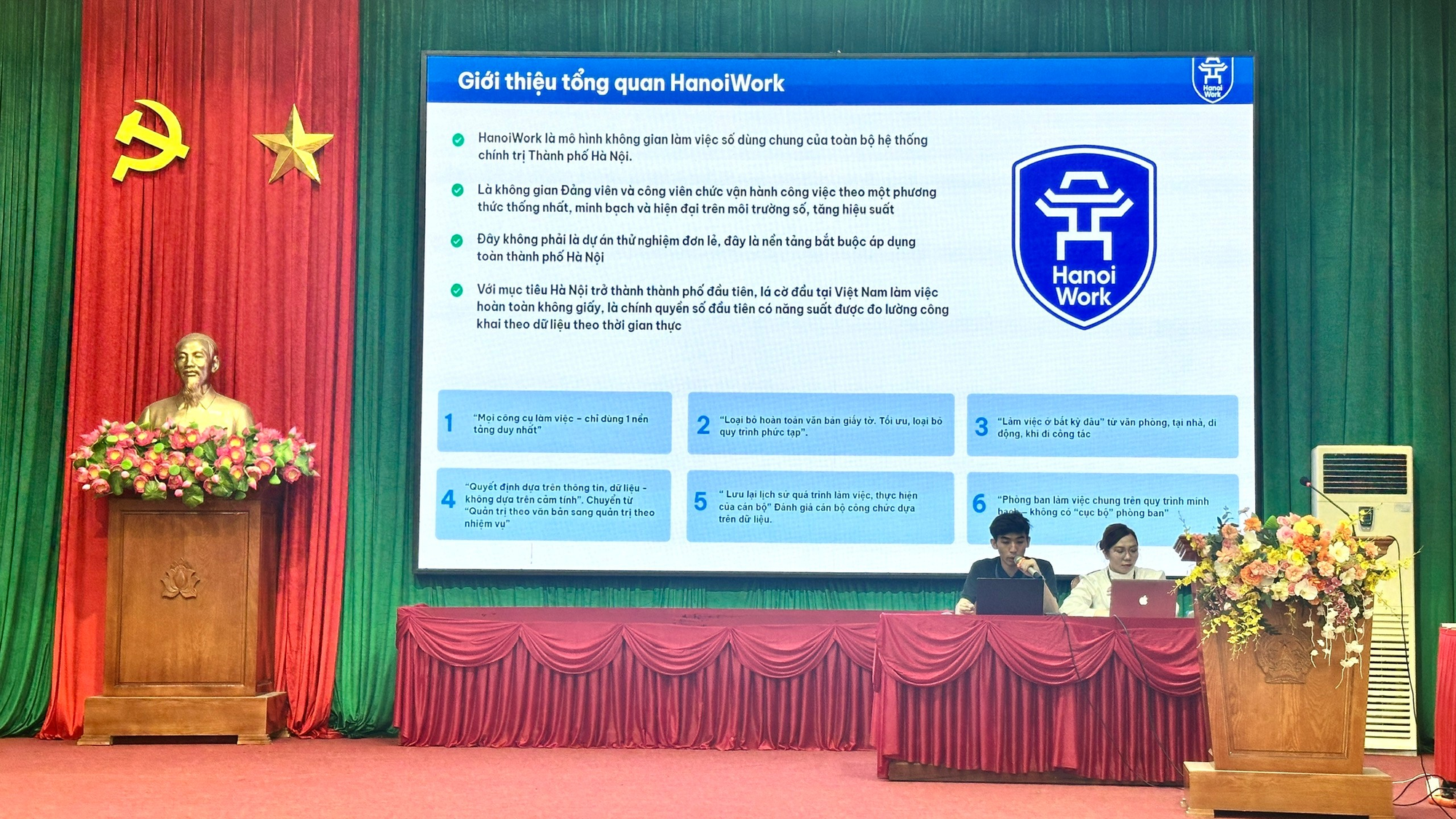 Xã Hồng Sơn tập huấn sử dụng hệ thống HanoiWork nhằm tăng cường hiệu quả chuyển đổi số- Ảnh 2.
