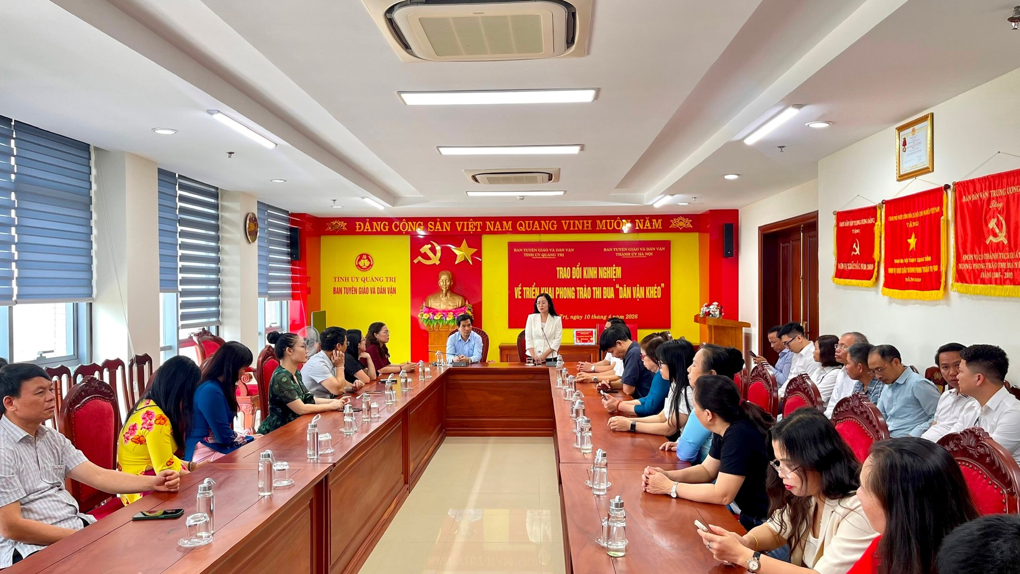 Hà Nội - Quảng Trị trao đổi kinh nghiệm xây dựng mô hình "dân vận khéo"- Ảnh 1.