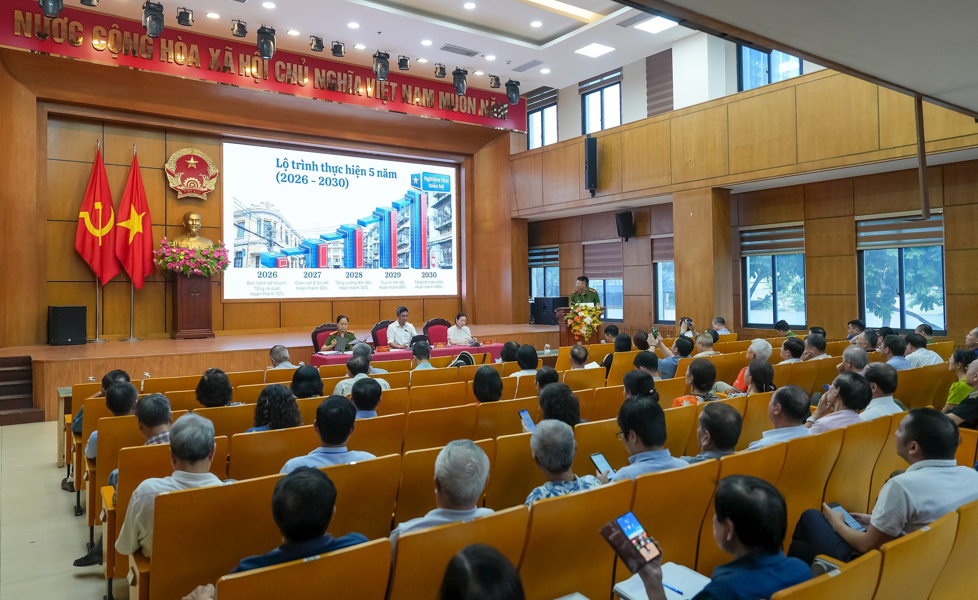 Phường Ngọc Hà đồng bộ giải pháp đảm bảo an toàn PCCC tại các cơ sở cũ- Ảnh 1.